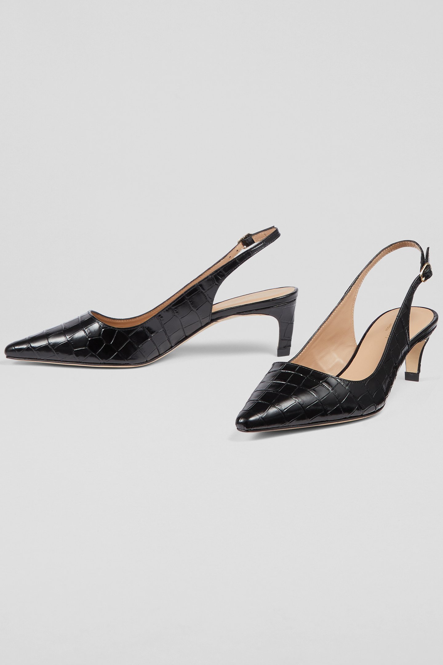 OC ALYSSA LOW HEEL SLING BLACK 5