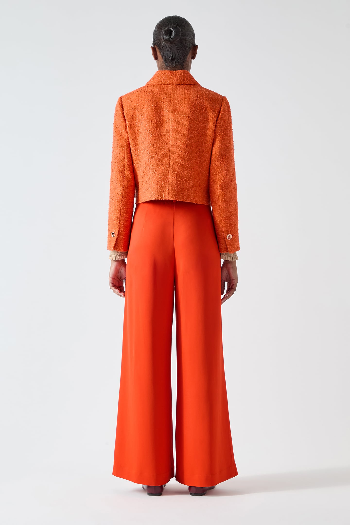 JK VITA TWEED JACKET BRIGHT ORANGE 2