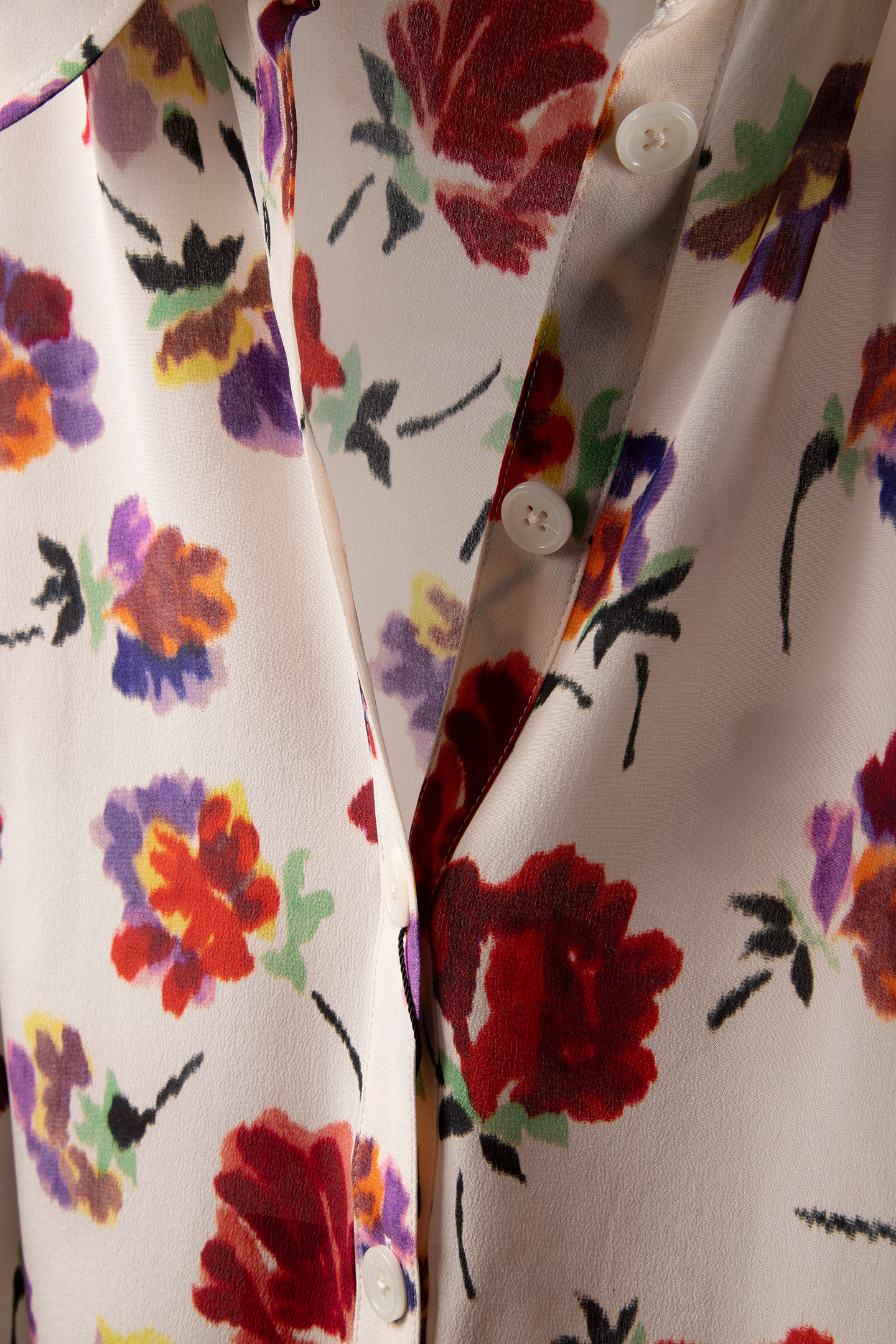 TW SONYA IKAT BLOUSE CREAM 4