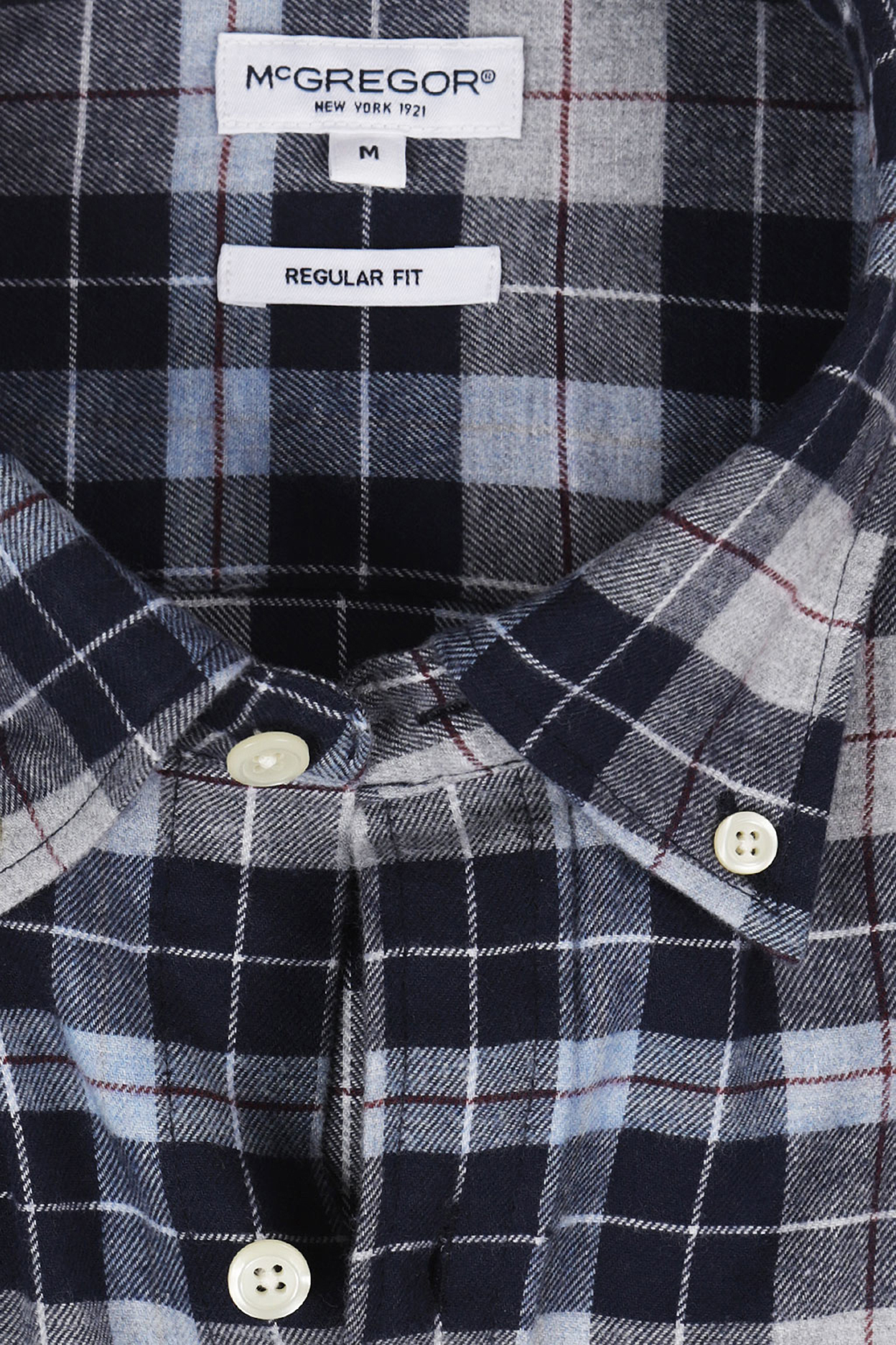 FLANNEL CHECK SHIRT LIGHT BLUE 10