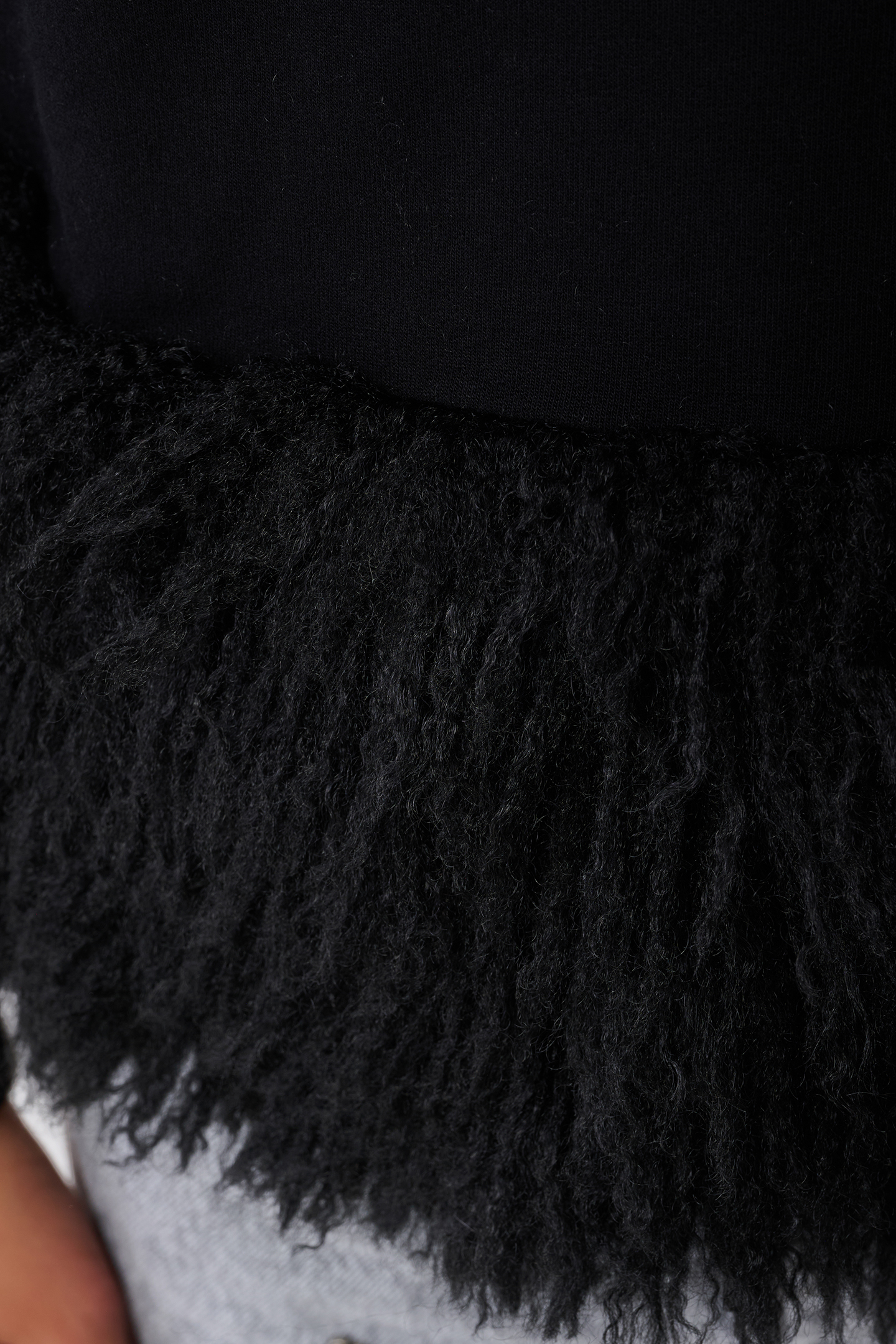 GIRLS SBFEATHER SWEAT BLACK 7