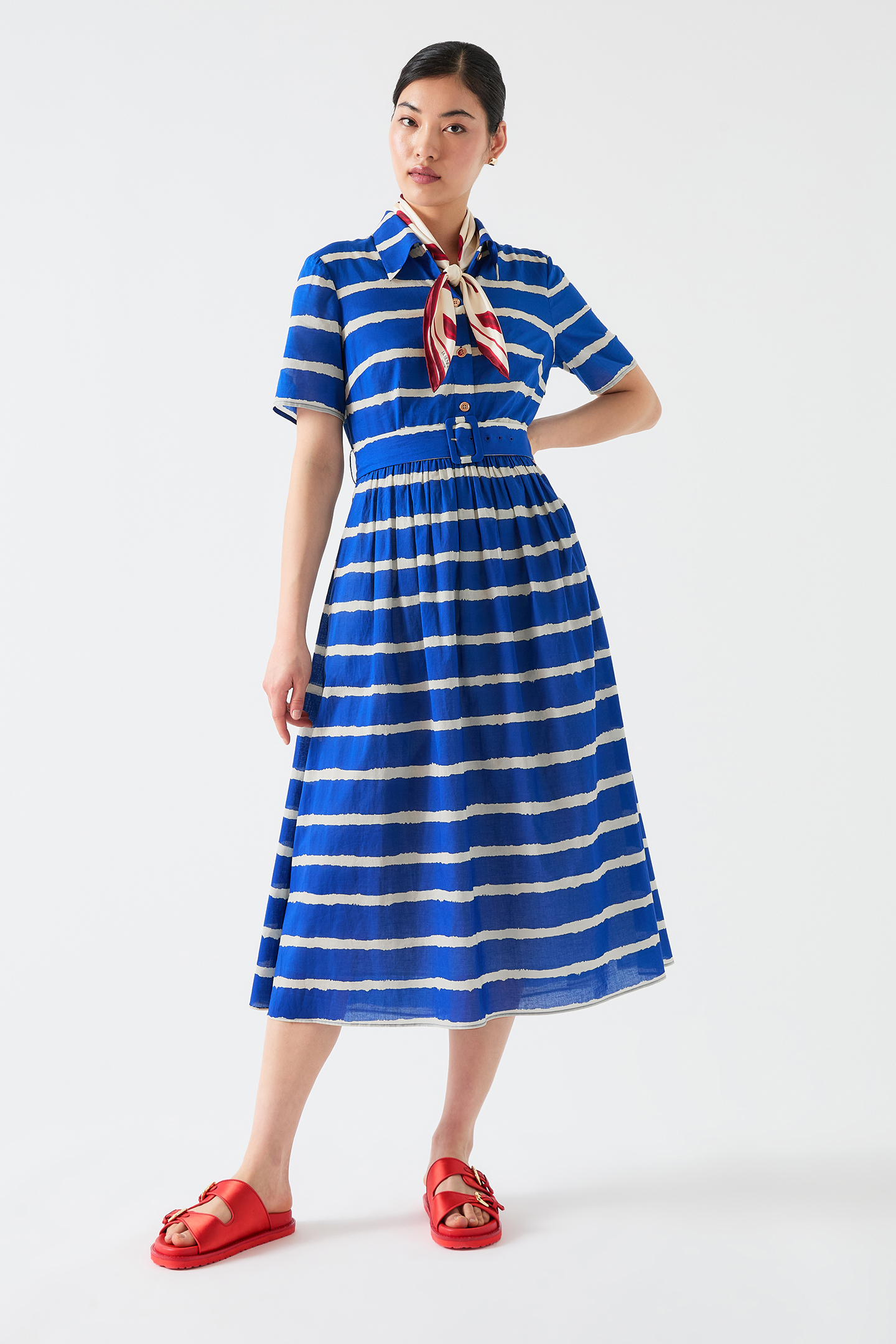 DR BRIELLE TIE DYE DRESS BLUE 3