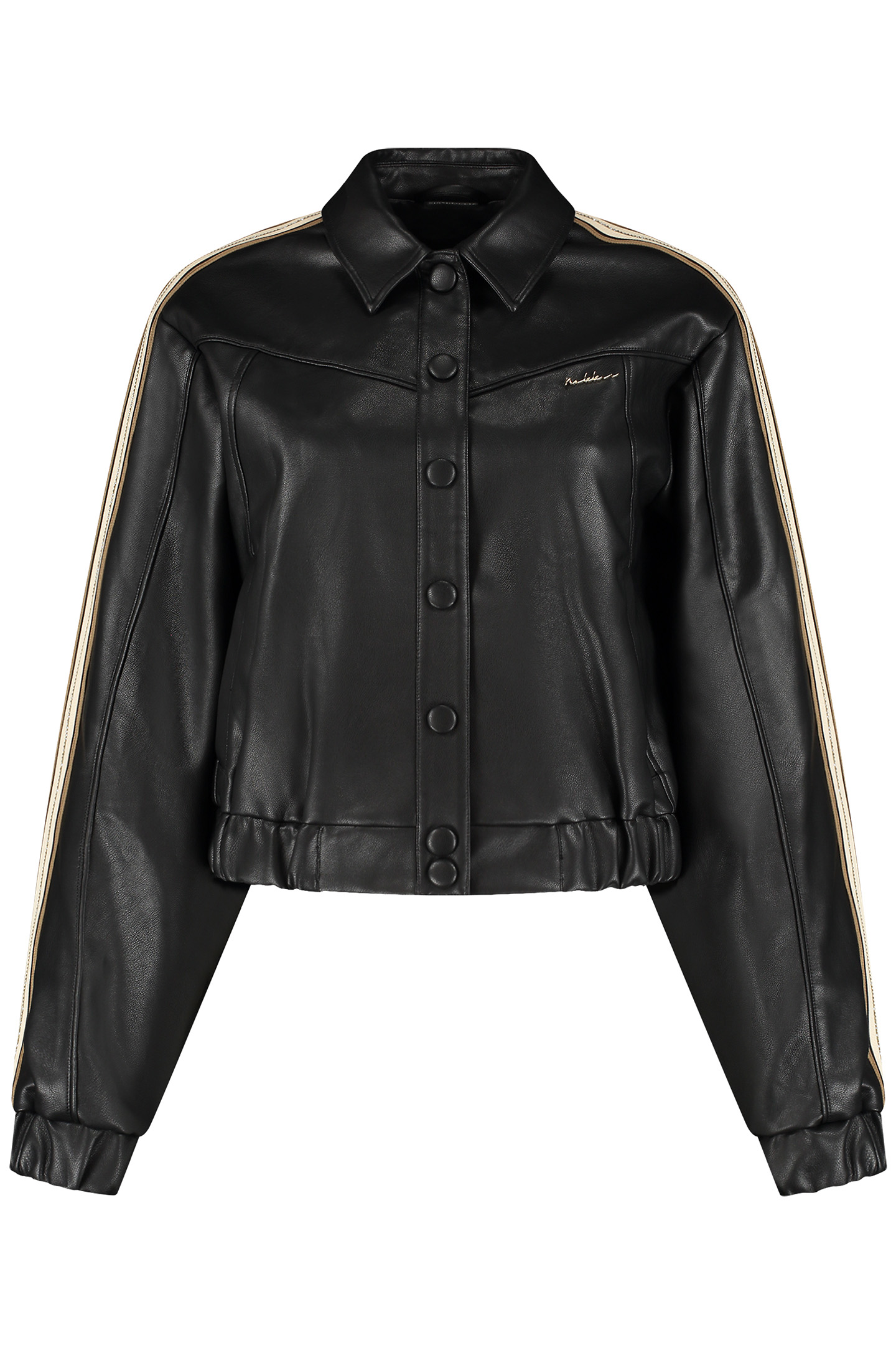 HYDRA PU JACKET BLACK/CARAMEL 1