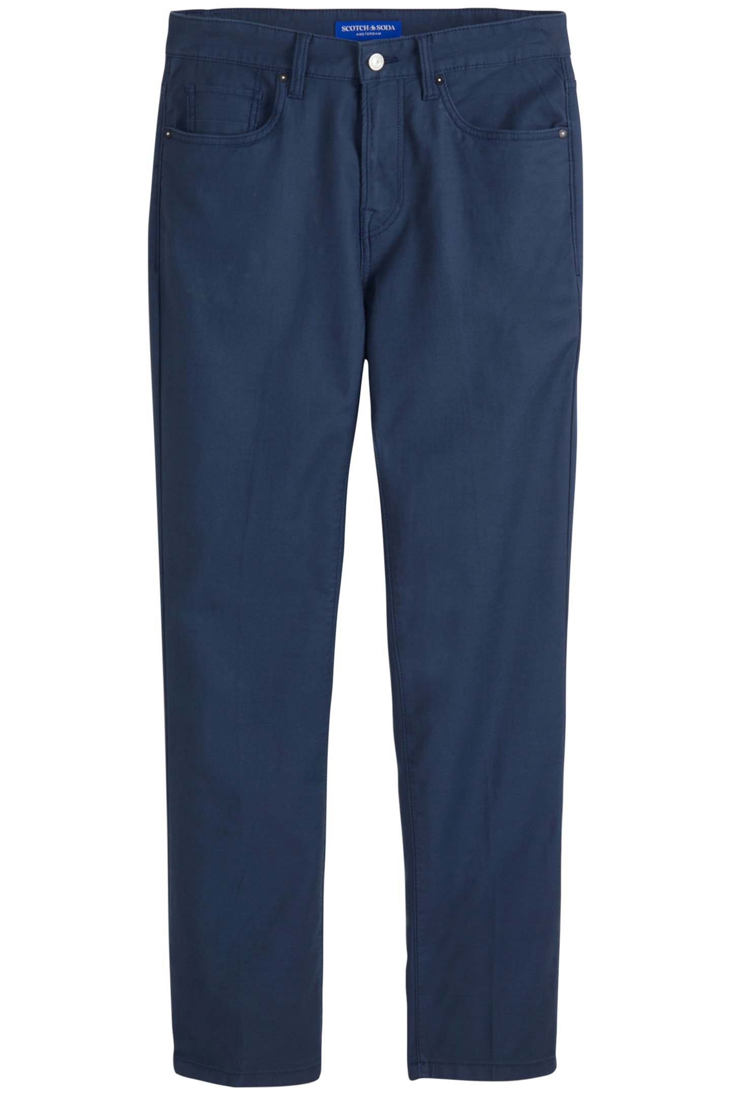 DOBBY COLOR STRAIGHT FIT NAVY/GREY 1