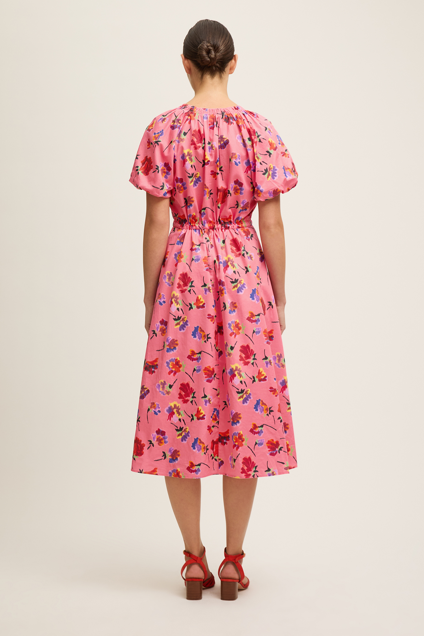 DR BRIGITTE IKAT DRESS PINK 3