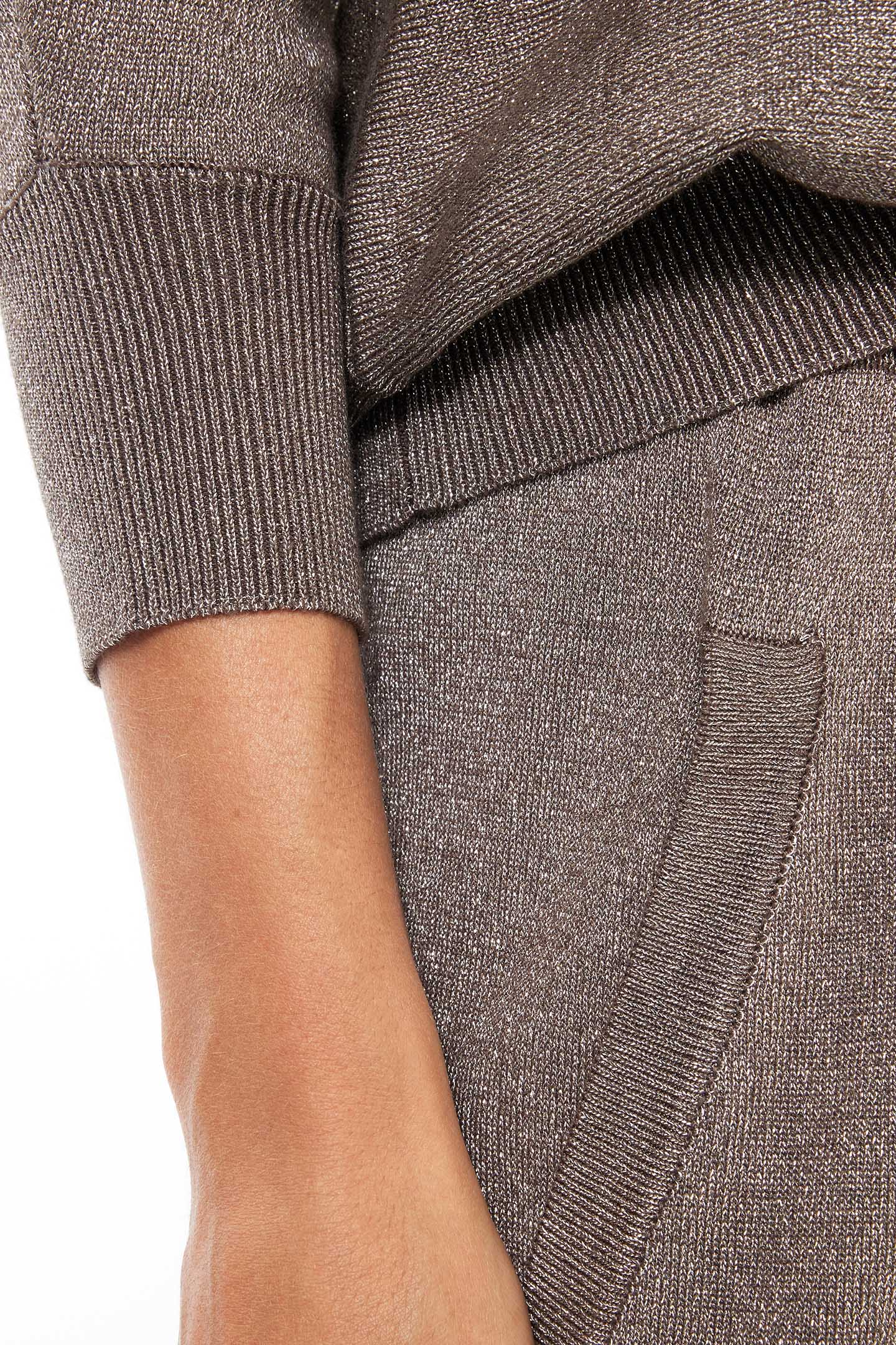 SWEATER BATWING LUREX ARMY GREEN 7