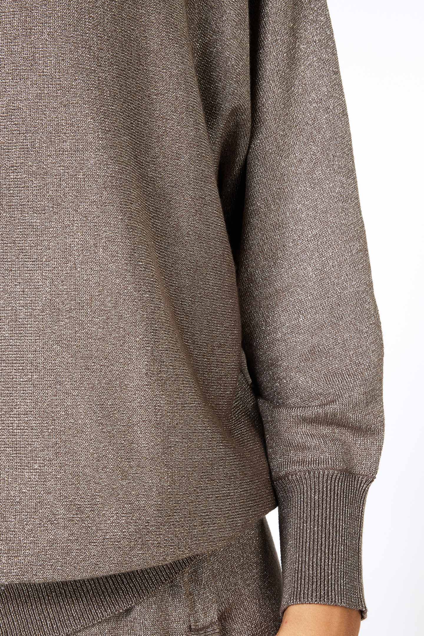 SWEATER BATWING LUREX ARMY GREEN 6