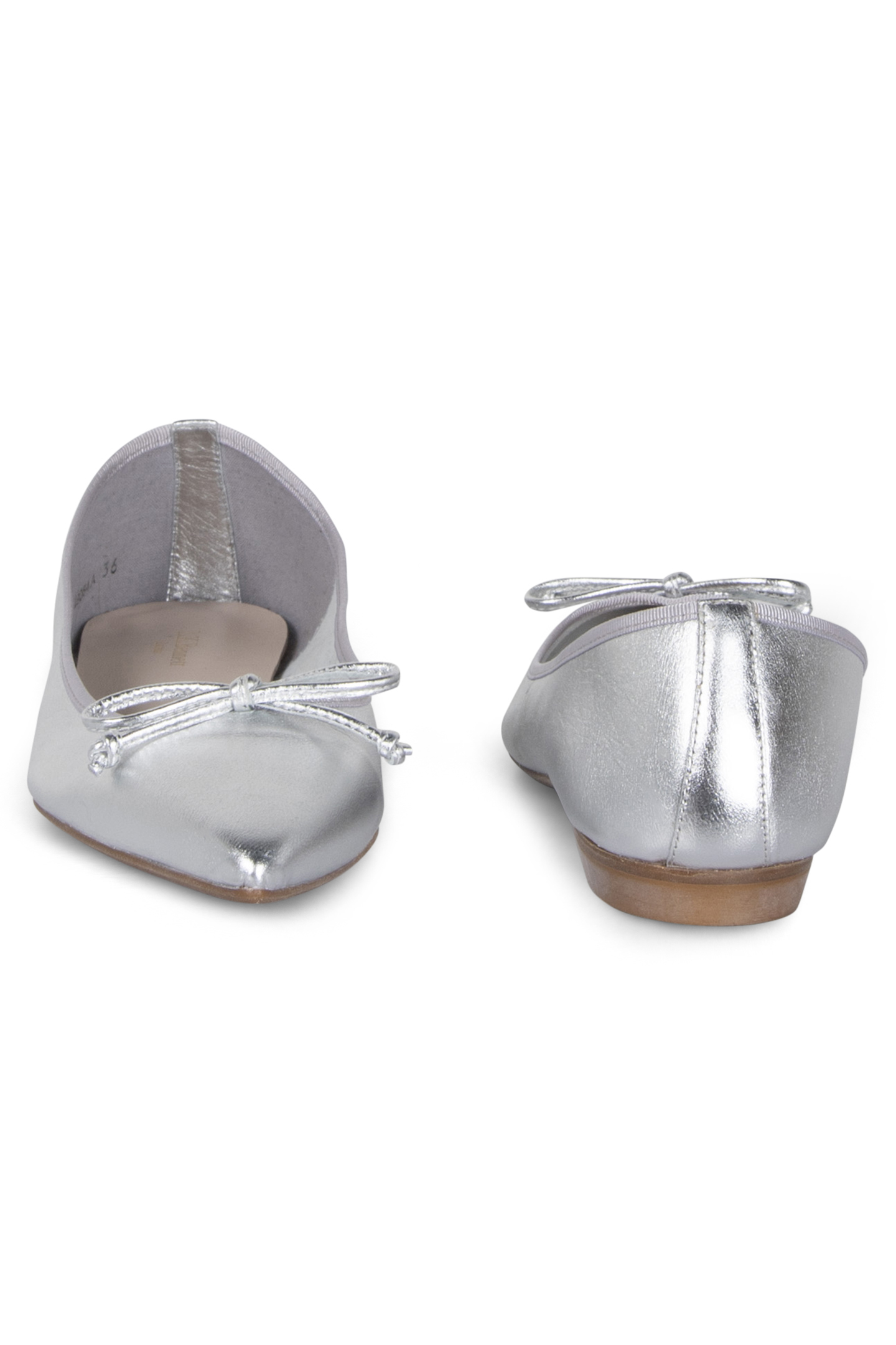 CICI - POINT TOE BALLERIN SILVER 2