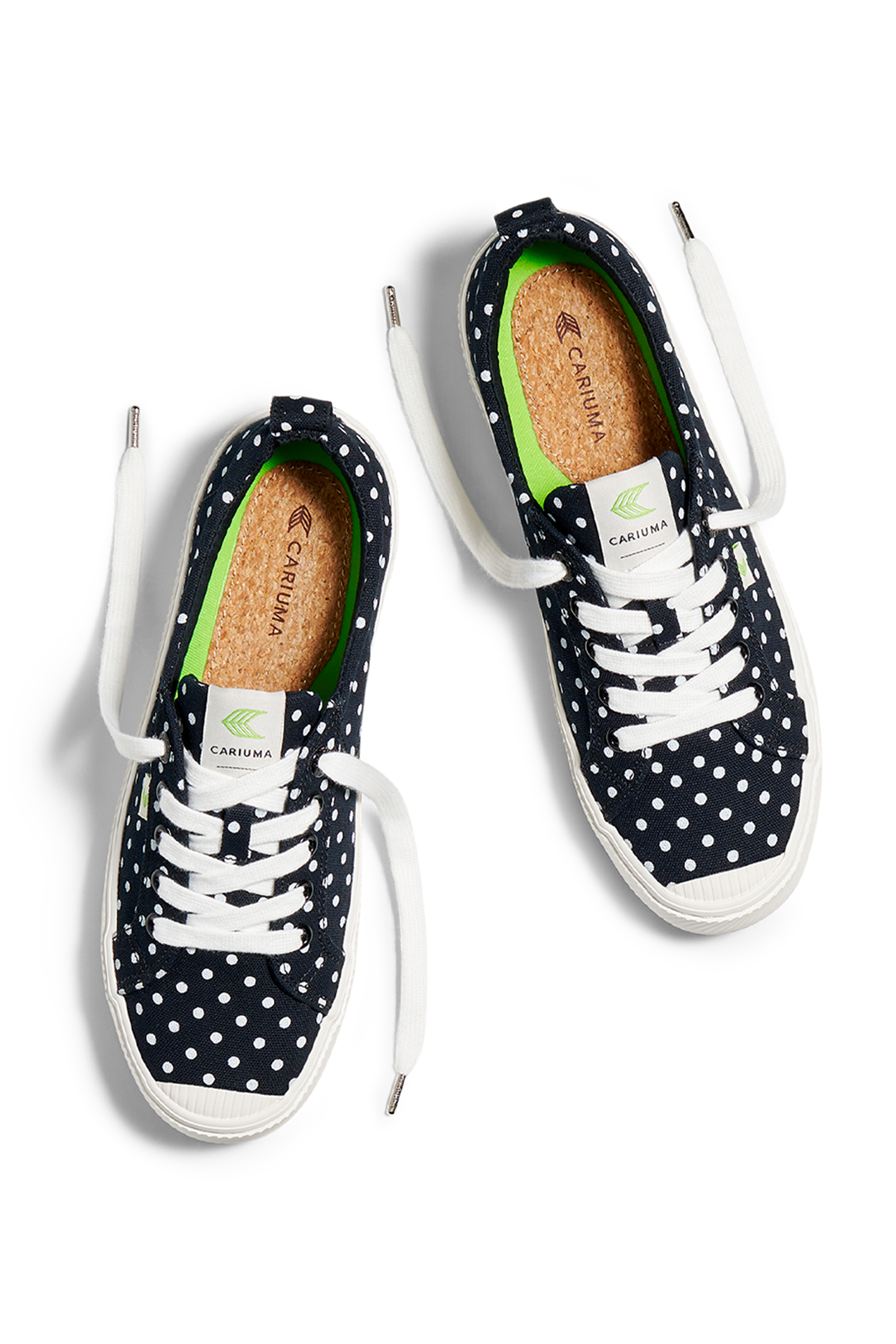 OCA CANVAS WHITE BLACK POLKA DOTS 4