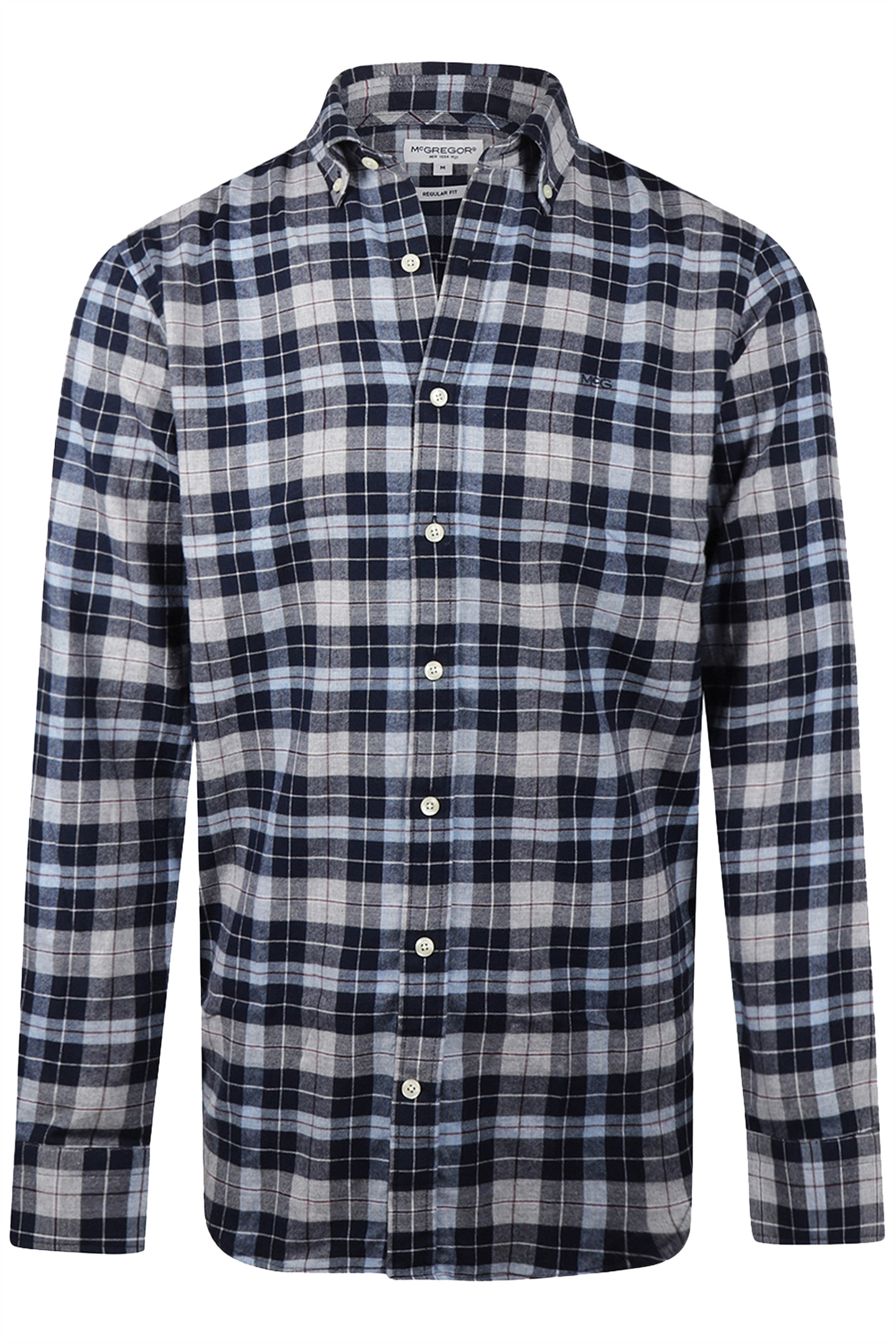 FLANNEL CHECK SHIRT LIGHT BLUE 4