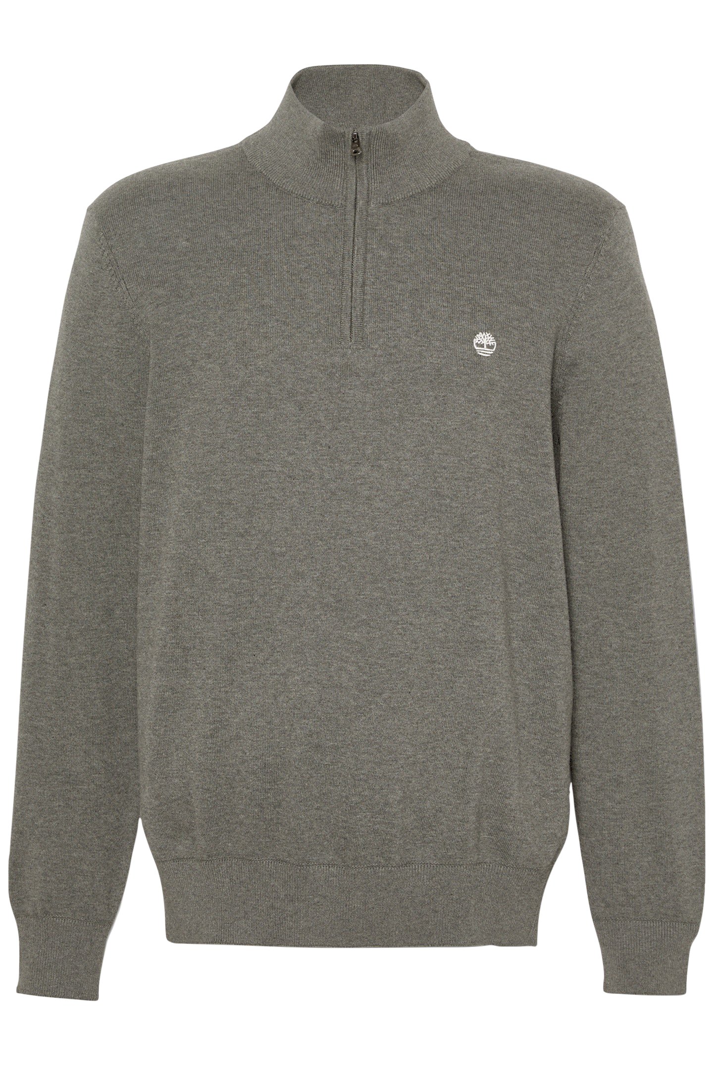 WILLIAMS RIVER COTTON 1/4 ZIP SWEATER DARK GREY HEATHER 4