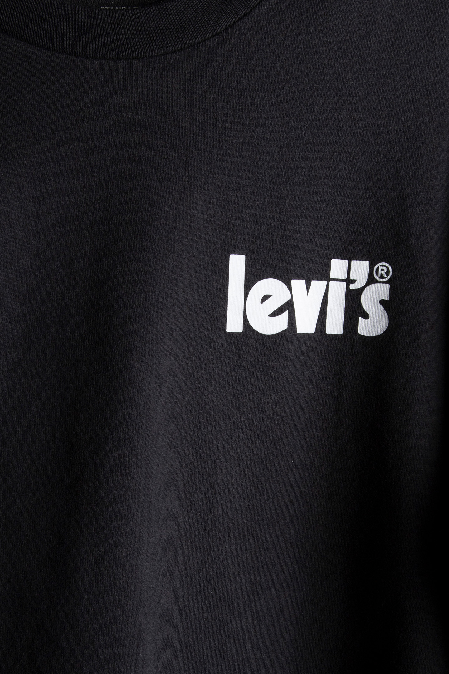 GRAPHIC CREWNECK TEE POSTER LOGO BLACK 4