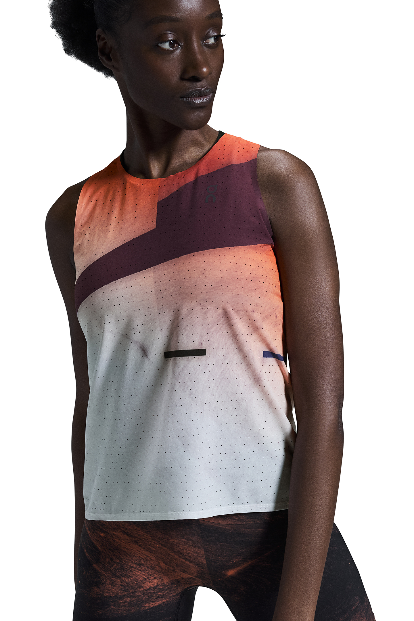 RACE SINGLET FLAME | WHITE 4