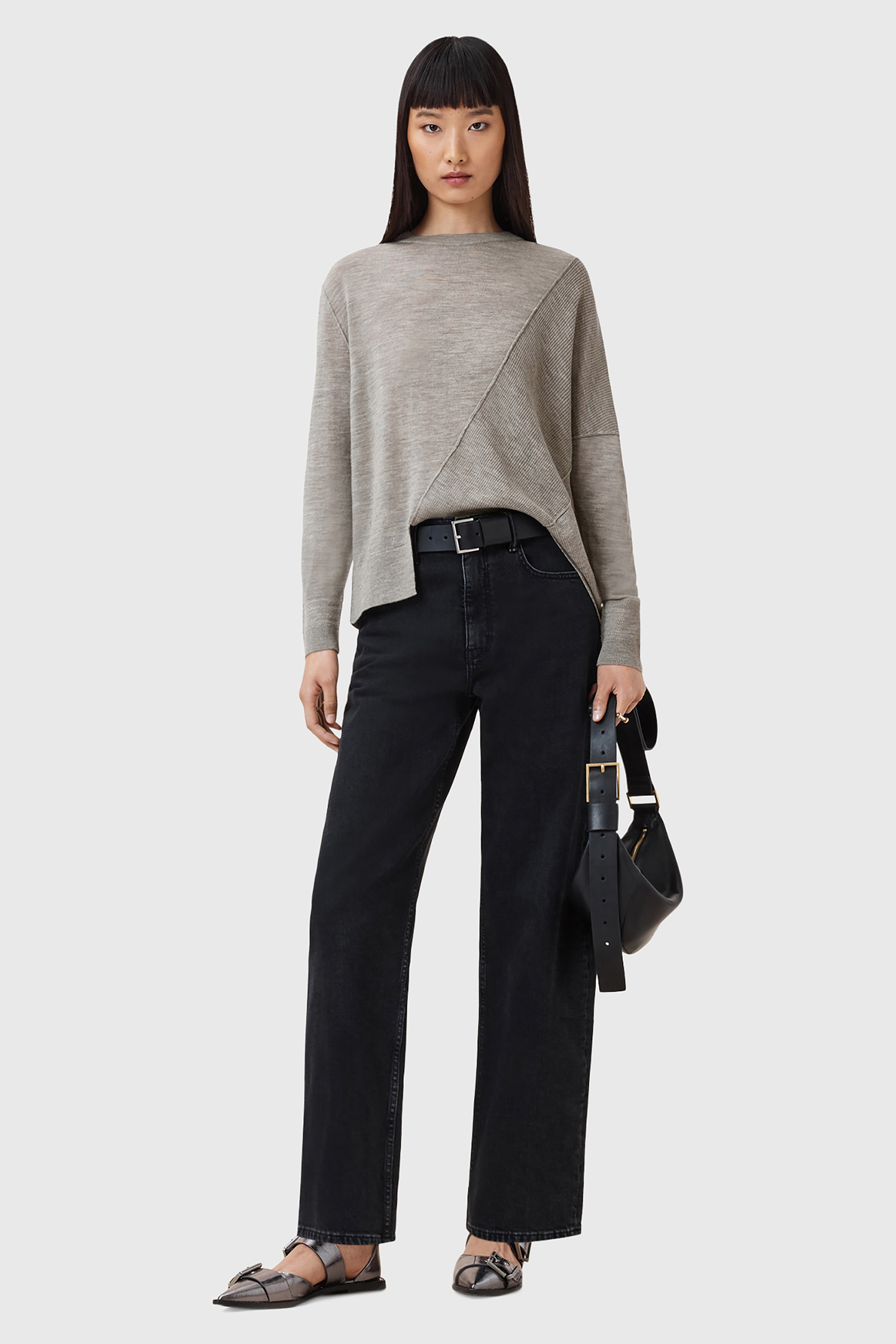 ISLA JUMPER SAND GREY 3