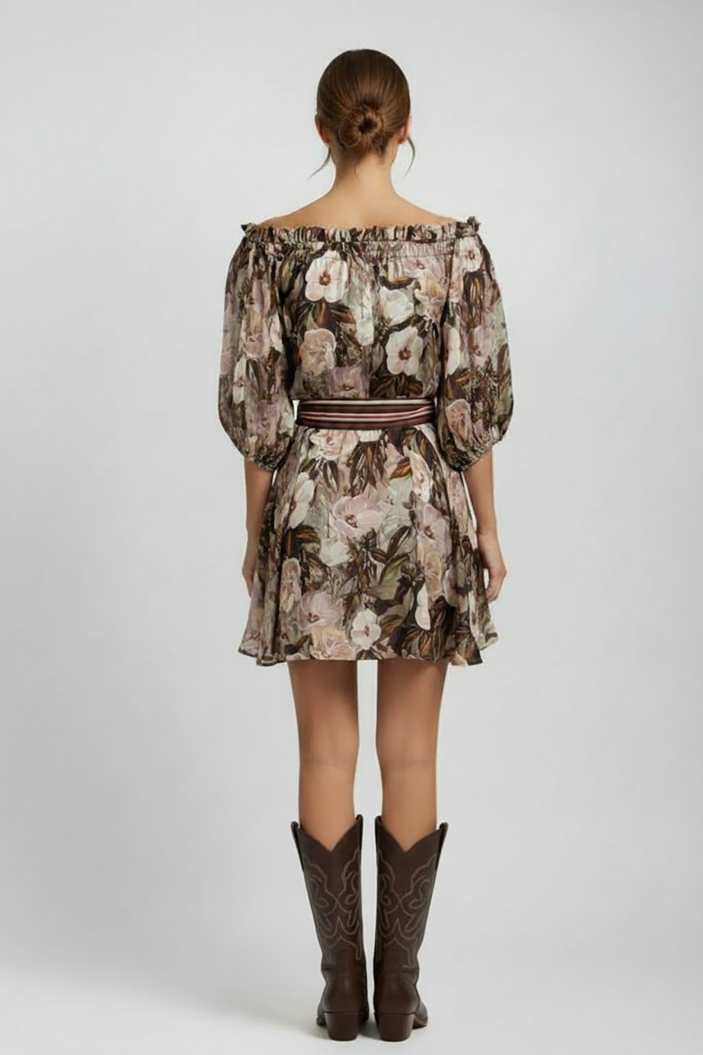 PENCIL ROBE BURGUNDY 2