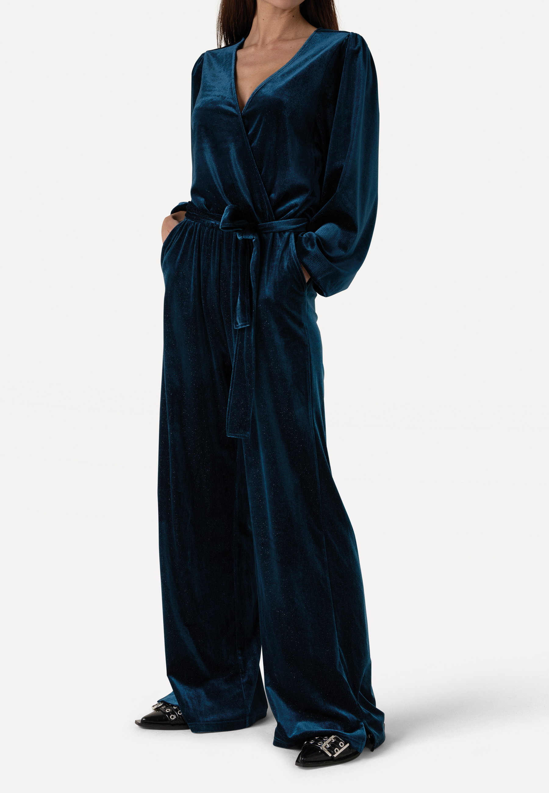 PACHE JUMPSUIT LONG SLEEVE REFLECTING POND 1