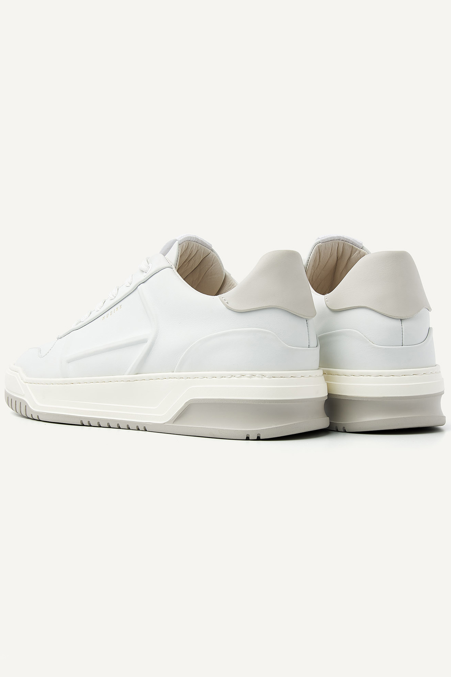 COLE COURT WHITE LEATHER - BEIGE 3