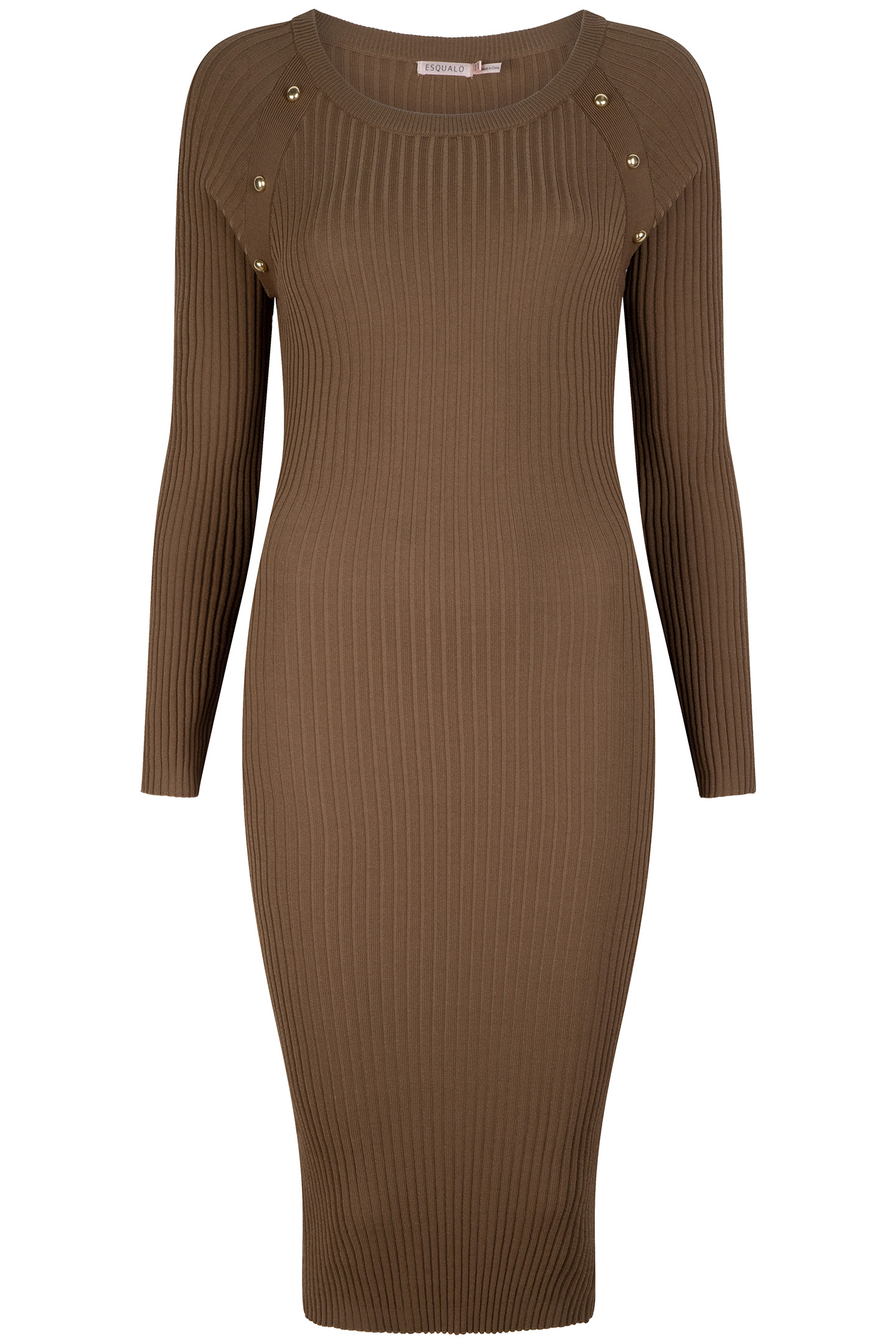 DRESS KNITTED TUBE ARMY GREEN 3