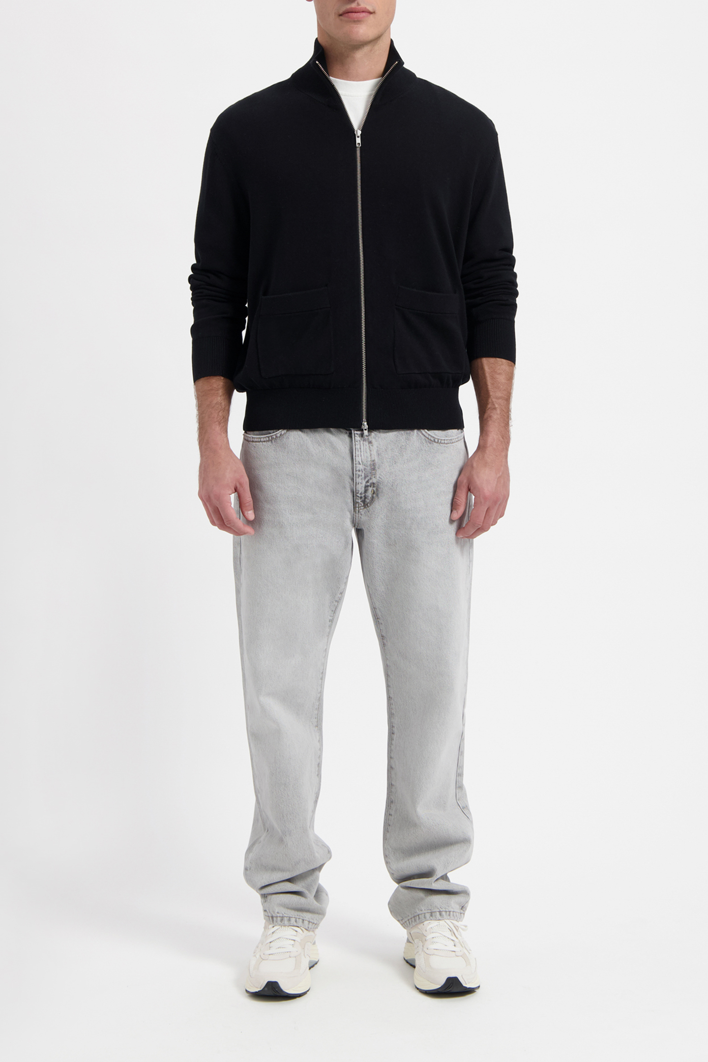 WAL – BLAKE ZIP CARDIGAN BLACK 2