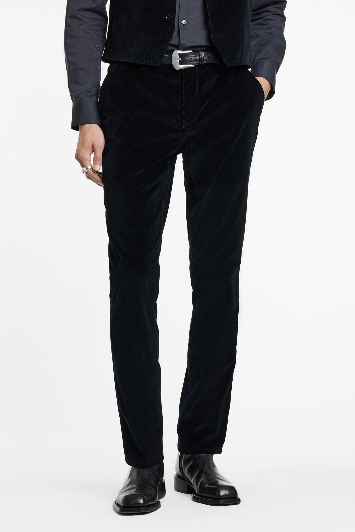 MOTOR CITY FIT - ZIP FLY LOW RISE SLIM F BLACK 1