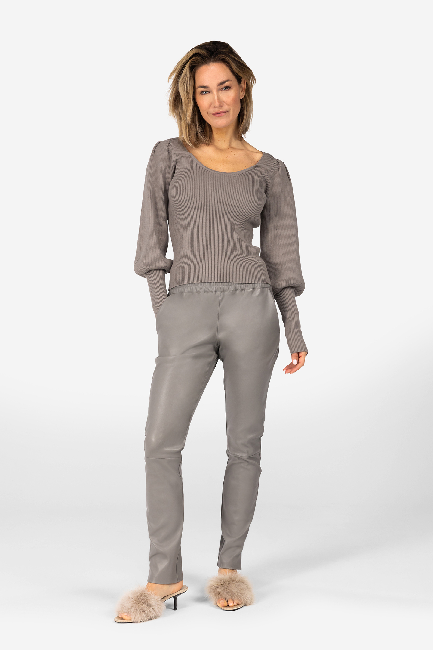 THIRZA TOPS CLASSIC GREY 1