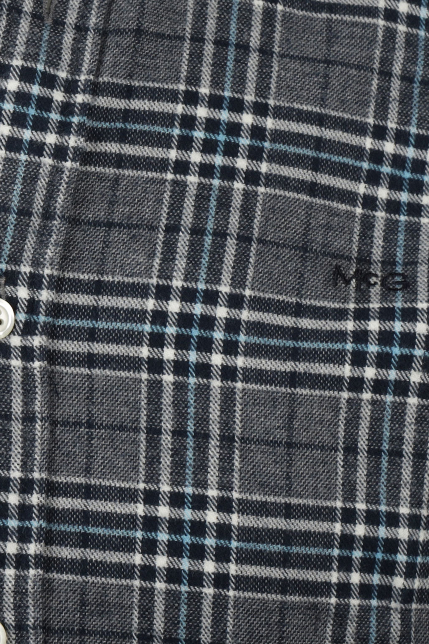 FLANNEL TWILL CHECK SHIRT NAVY 9