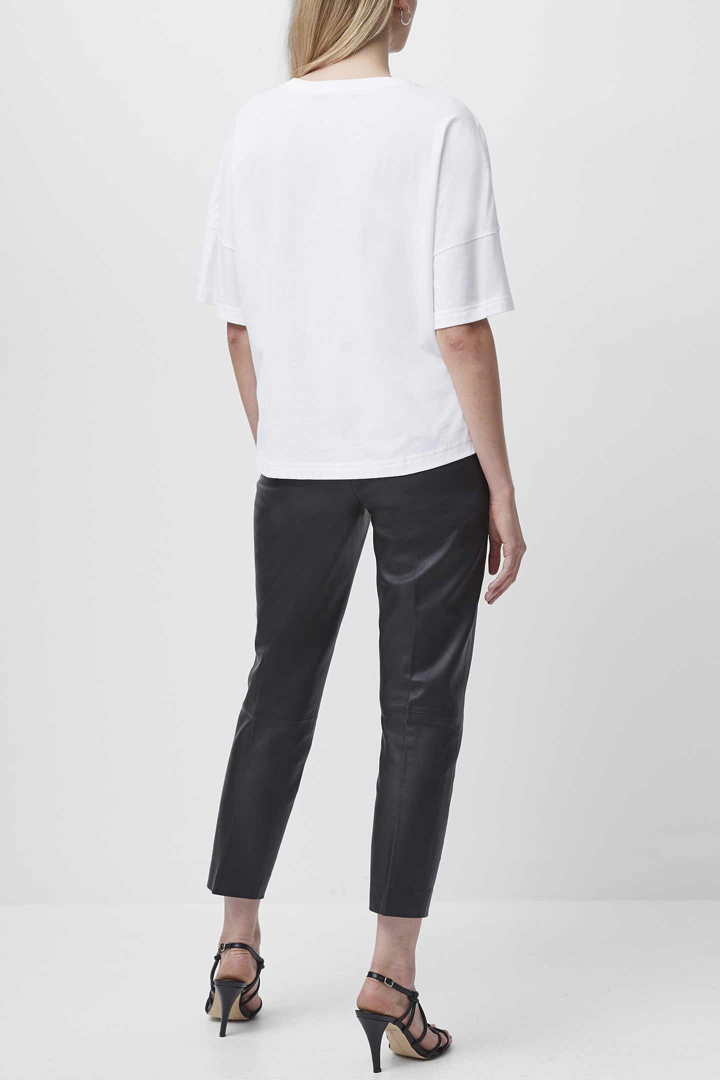 TALLY JRSY SSLV CREWNK TEE LINEN WHITE 2