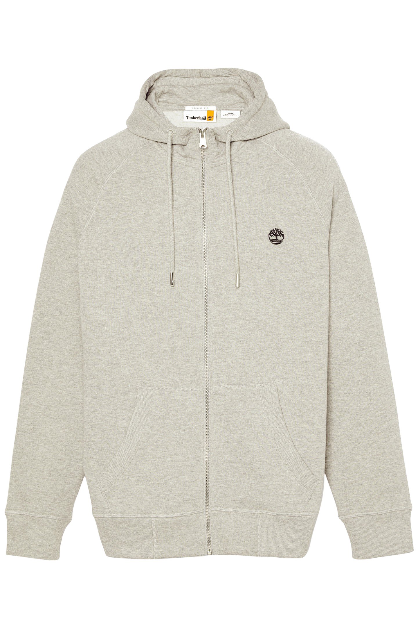 EXETER RIVER BRUSHED BACK FULL ZIP HOODIE MEDIUM GREY HEATHE 4