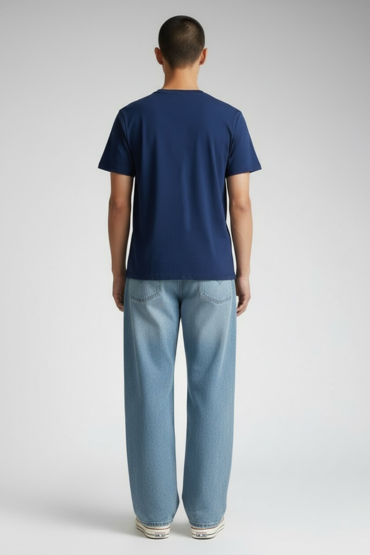 AIXALF T-SHIRT BLUE PRINT 2