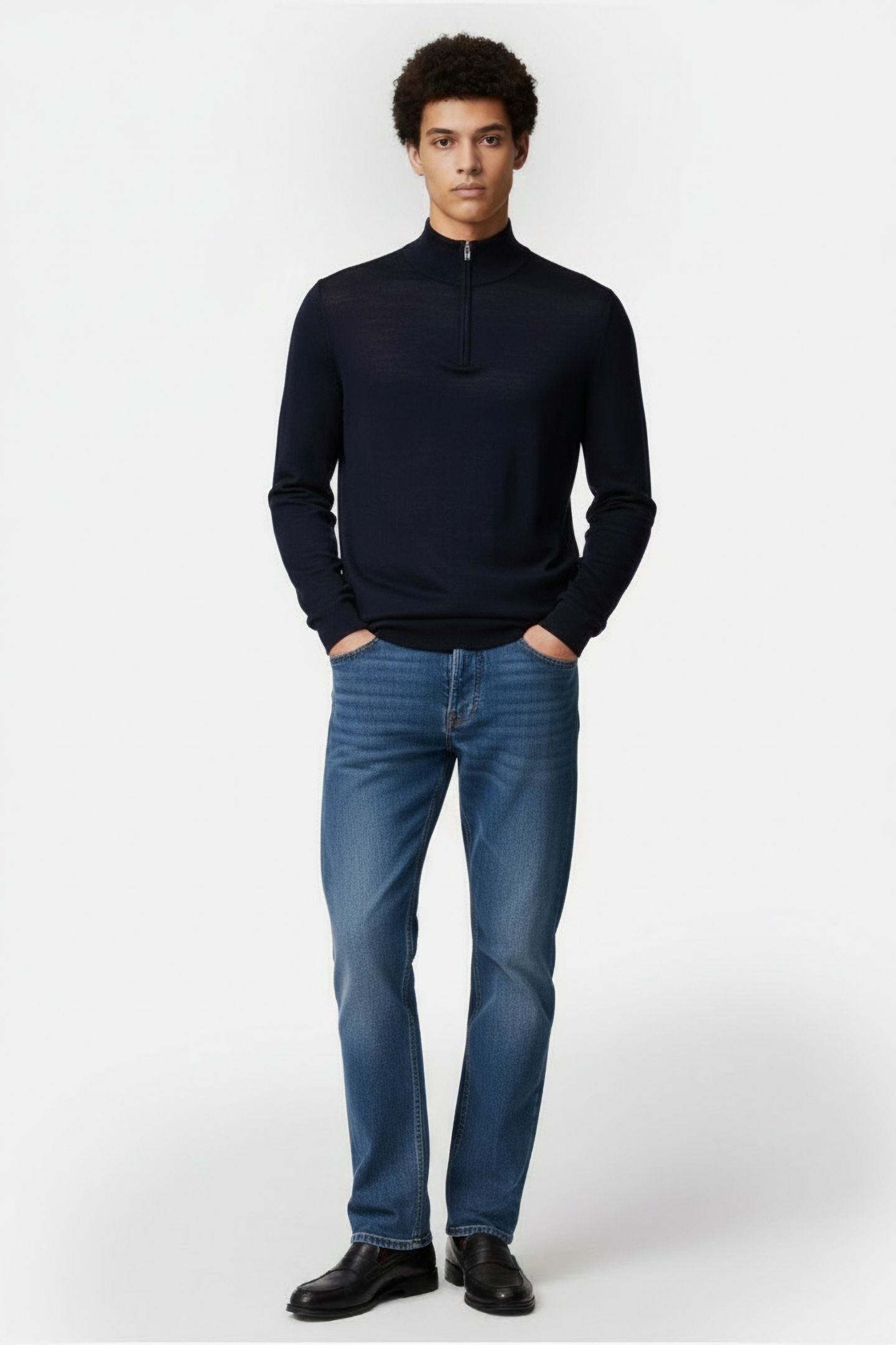 OE BLACKHALLER-LS FUNNEL NAVY 1