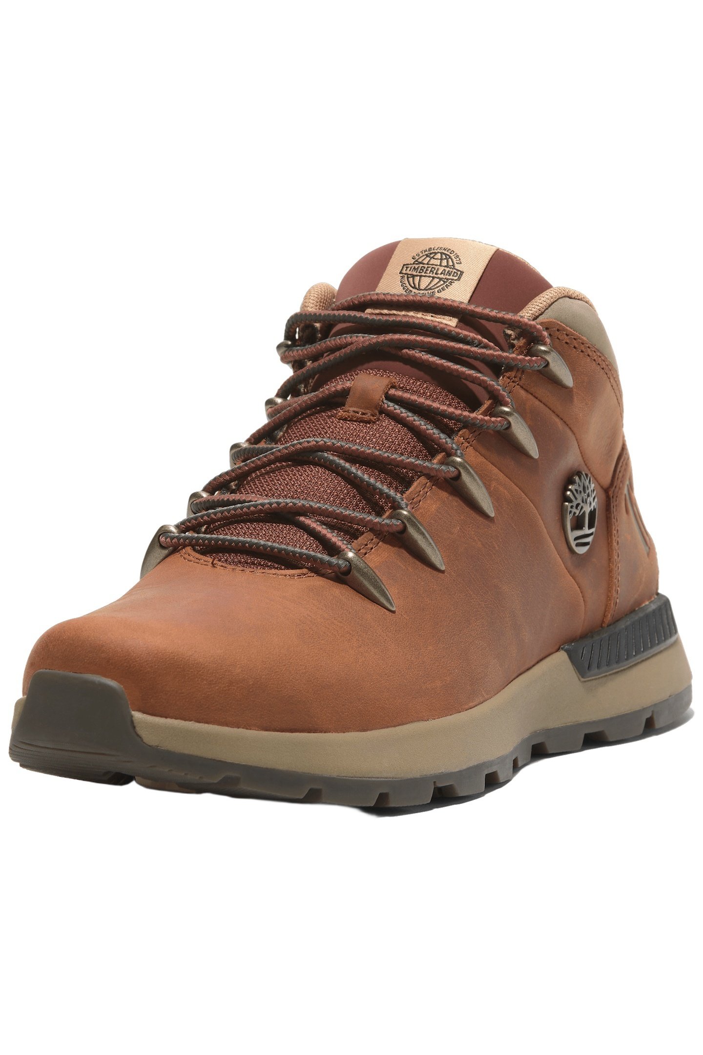 SPRINT TREKKER MID LACE UP SNEAKER MEDIUM ORANGE FULL GRAIN 2