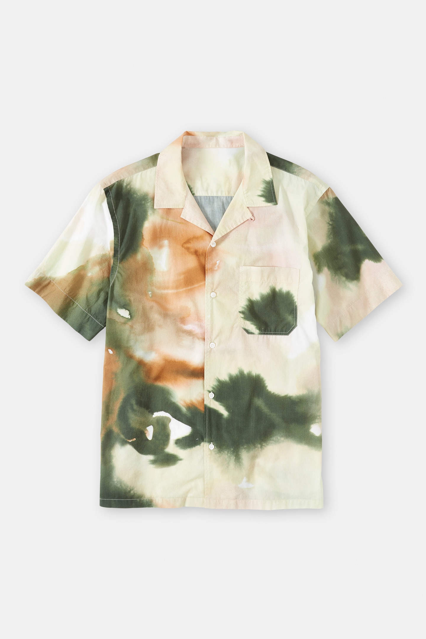 SHORT SLEEVED SHIRT SAGE TEA 1