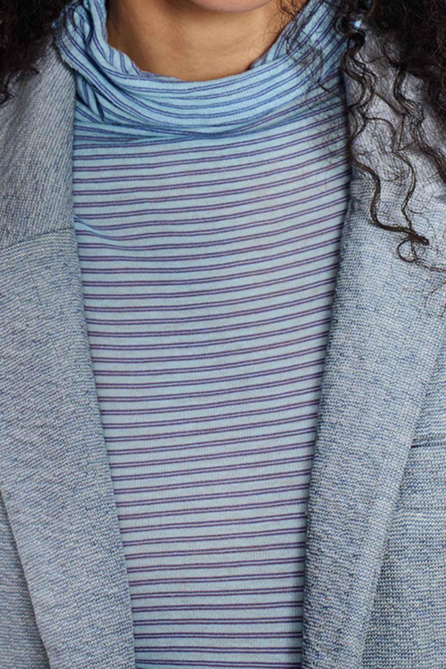 LONG-SLEEVED BLAZER WITH TAILORED COLLAR MIST 4