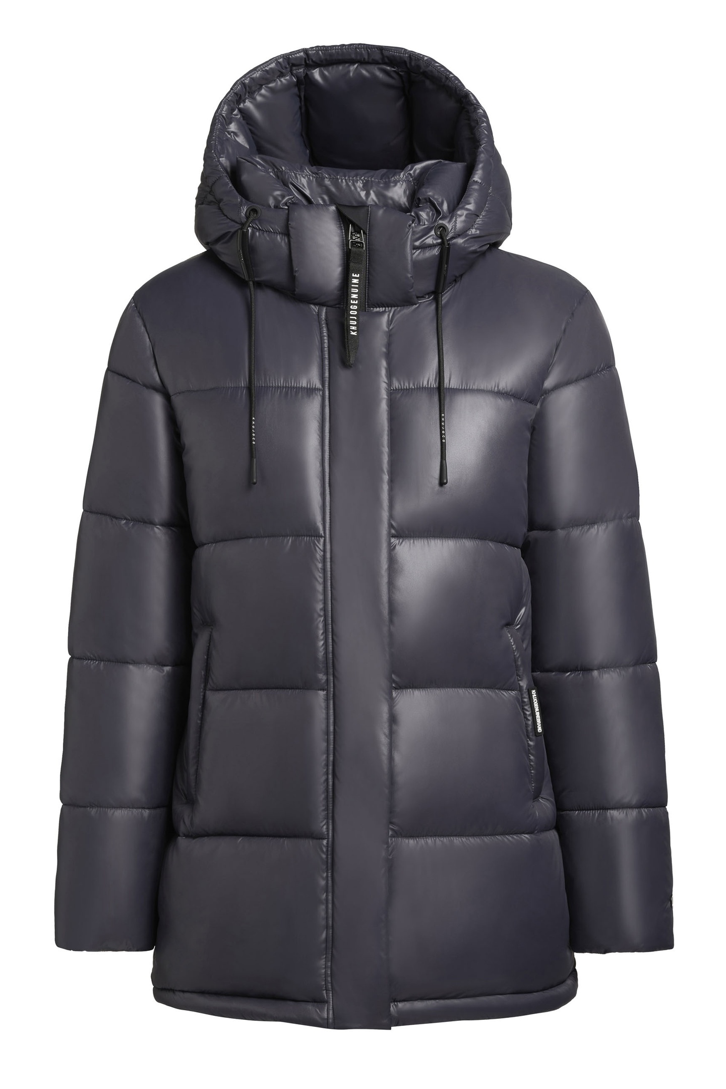 WORD3 SATIN JACKET DARK CLOUD BLUE 5