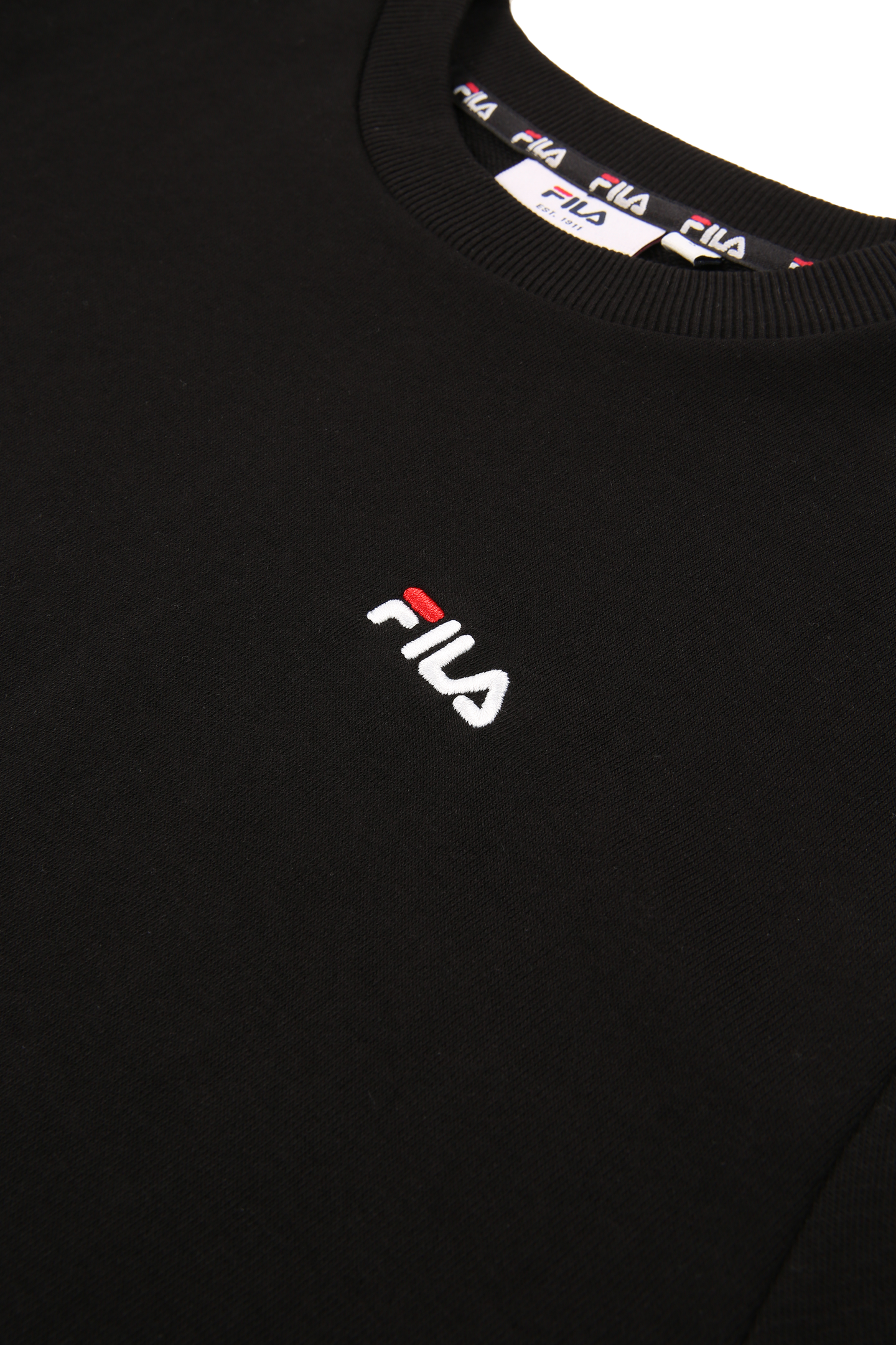 ZDUNA LOGO CREW SWEAT BLACK 3