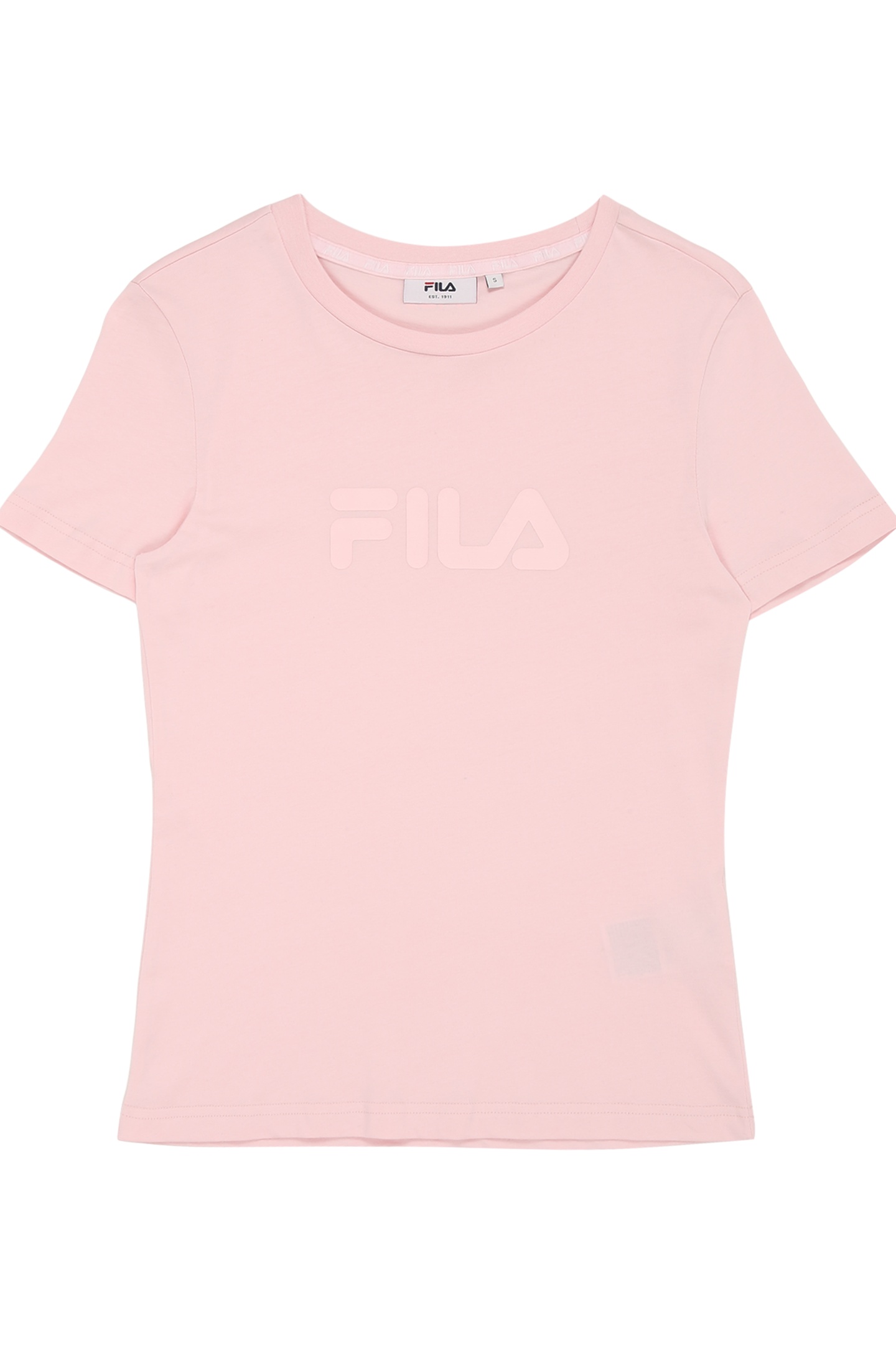 ZADORA LOGO T-SHIRT CHALK PINK 1