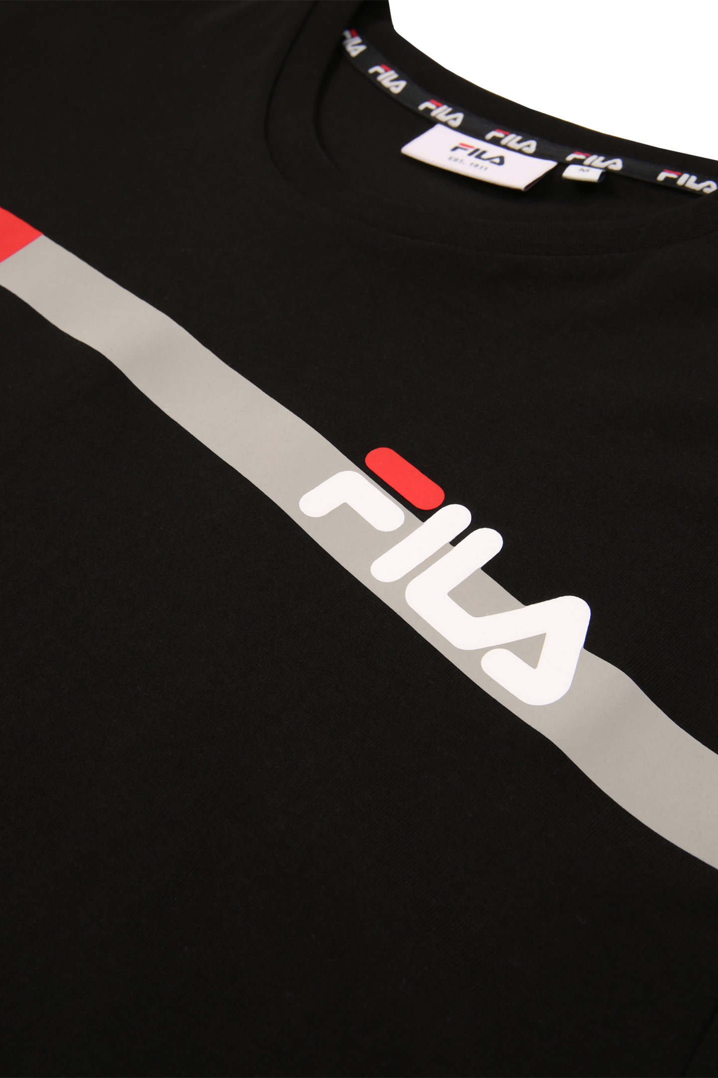 SIDNEY TEE WITH BLOCK STRIPES BLACK 3