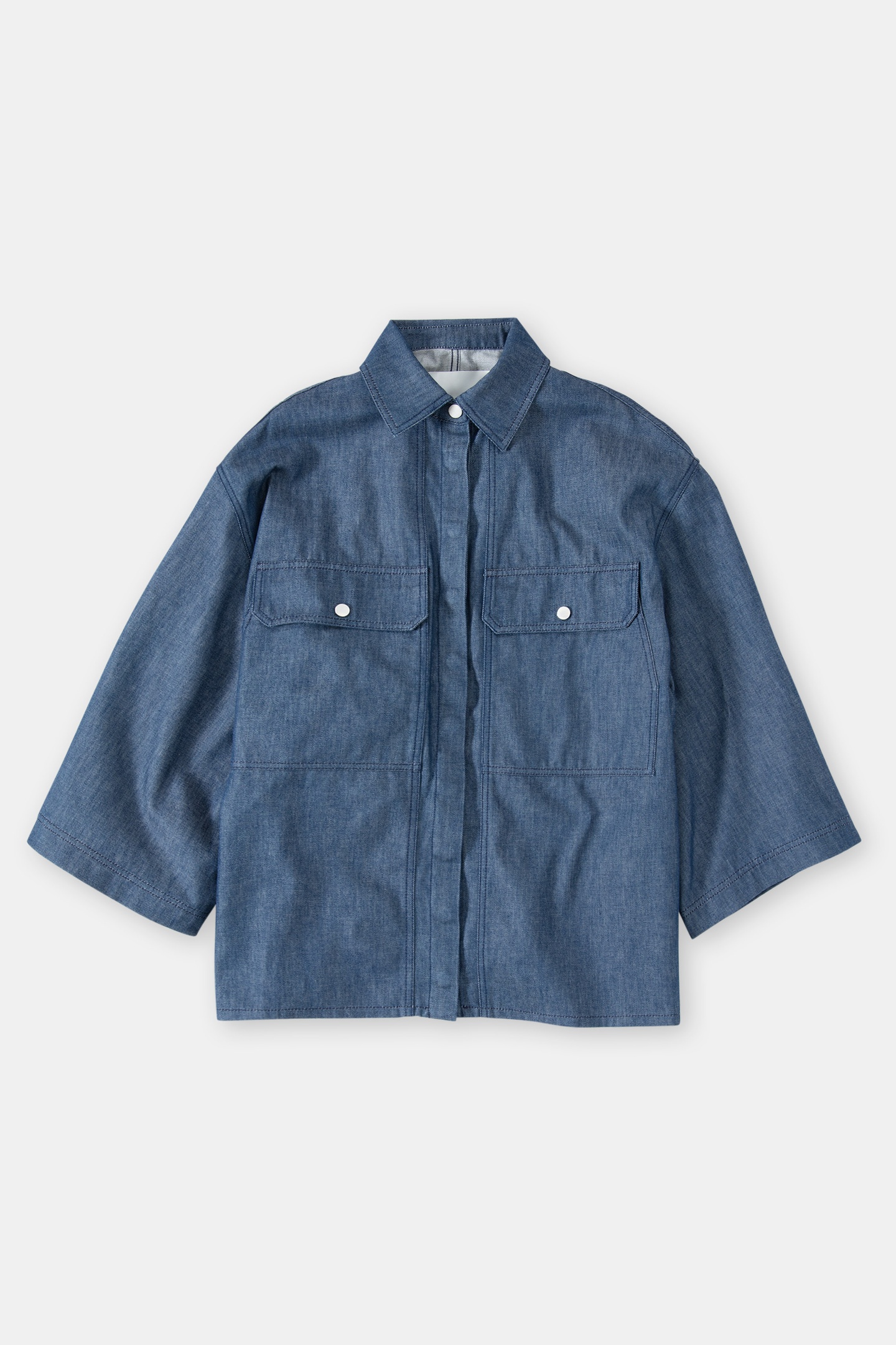 BOYFRIEND SHIRT DARK BLUE 5