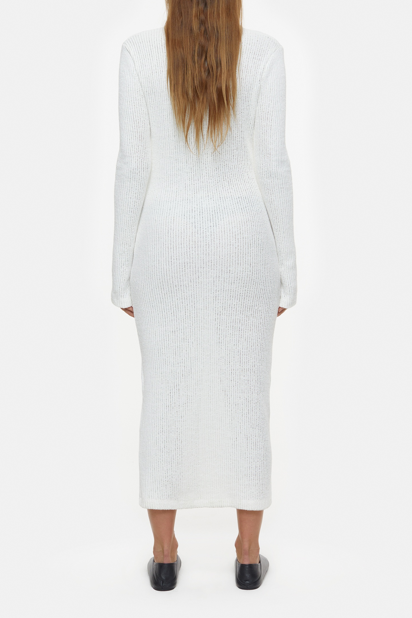 LONG SLEEVE DRESS IVORY 5