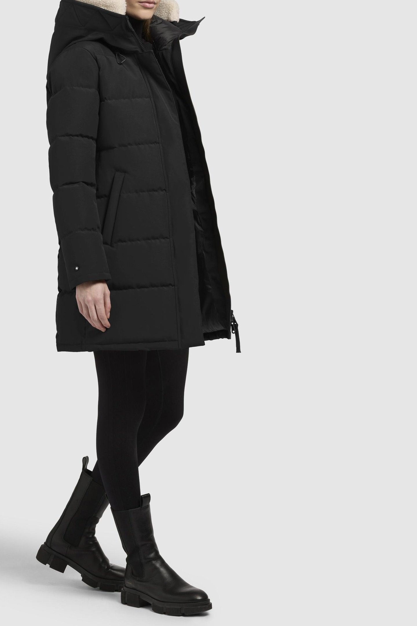 FALTD TEDDY COAT BLACK 3