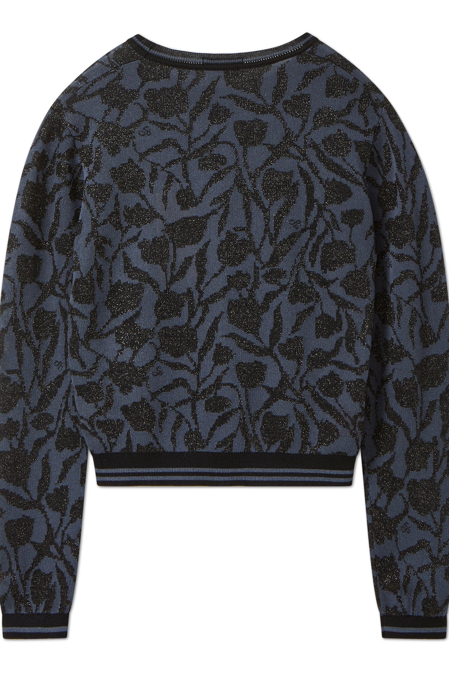 JACQUARD PULLOVER SEABORNE/ BLACK NIGHT LUREX 6