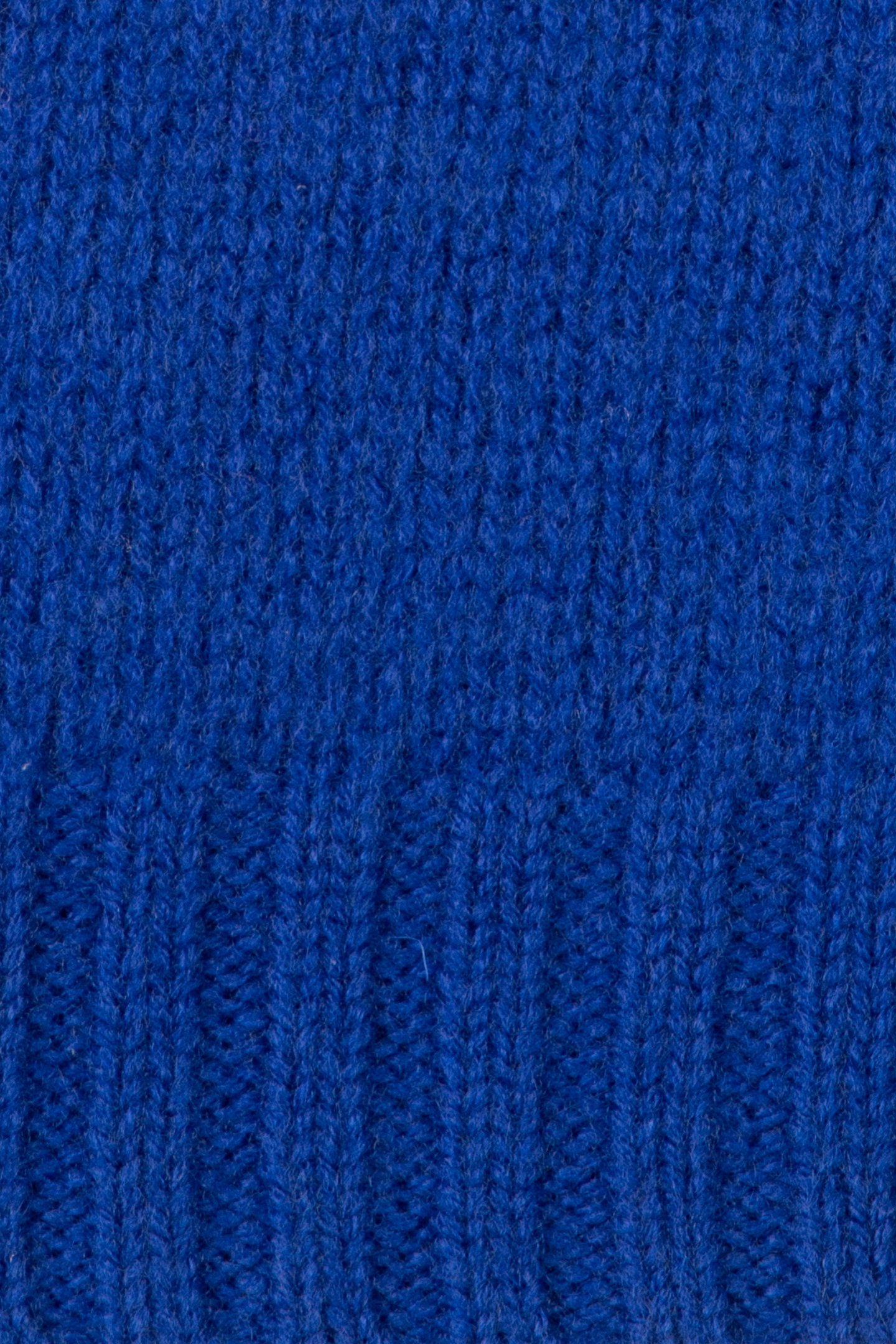 UNISEX WOOLALF NECK SAPPHIRE BLUE 3