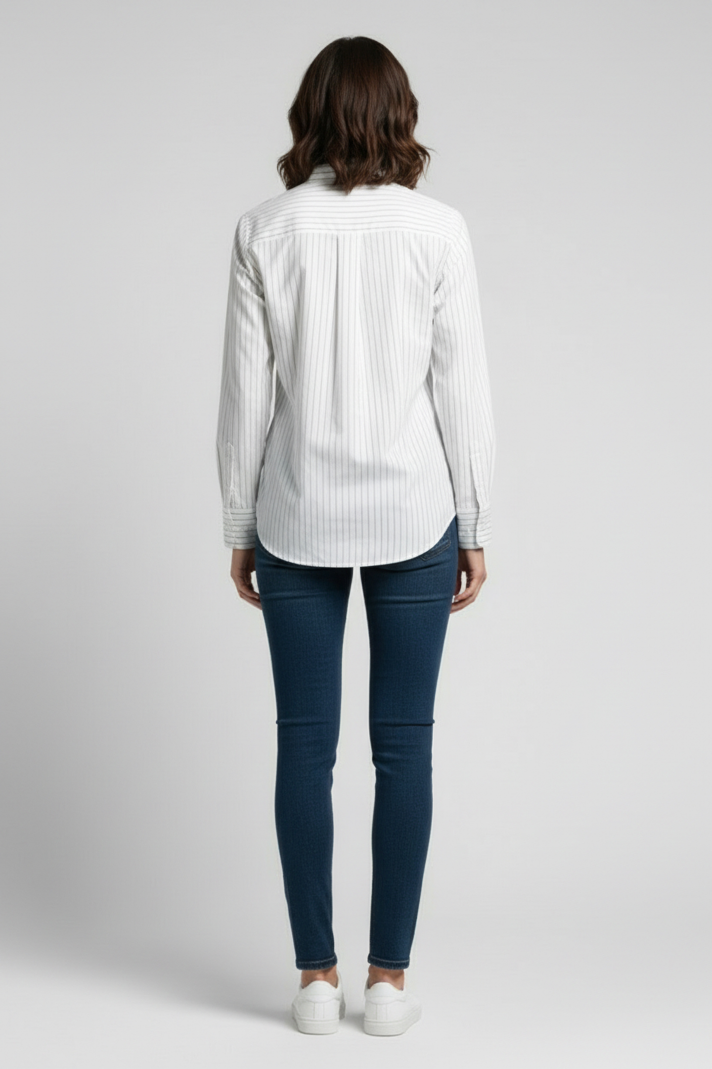 STRIPE BUTTON DOWN SHIRT SAGE/WHITE 2