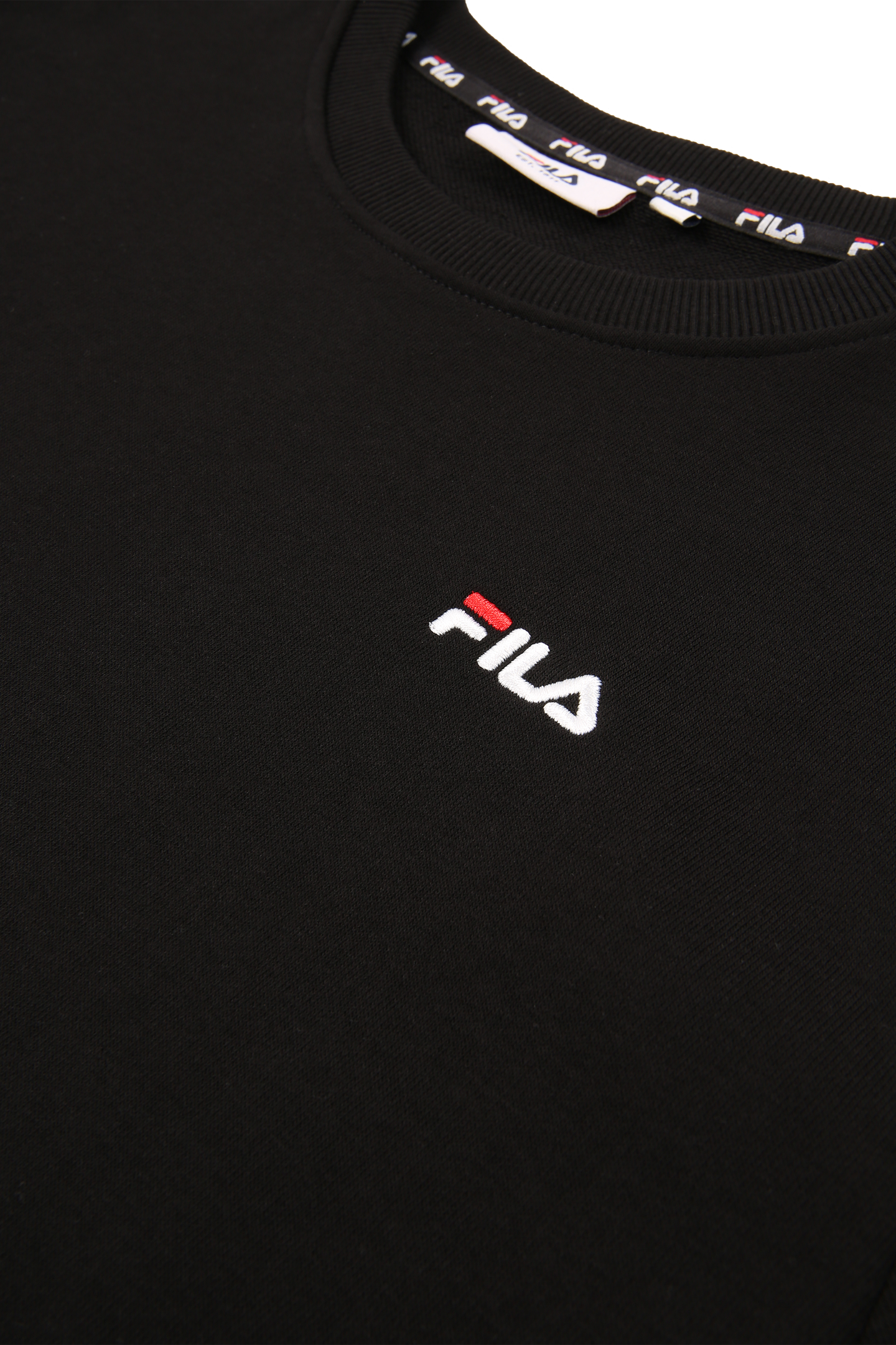 ZNIN LOGO CREW SWEAT BLACK 3