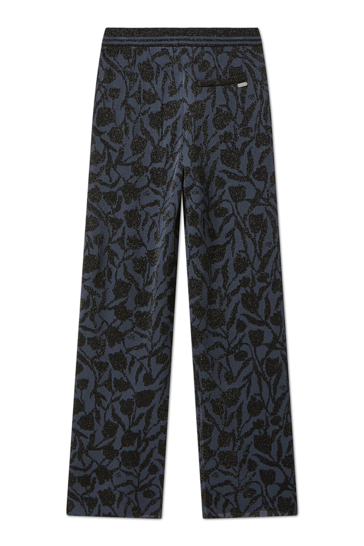 JACQUARD KNIT PANT SEABORNE/ BLACK NIGHT LUREX 5