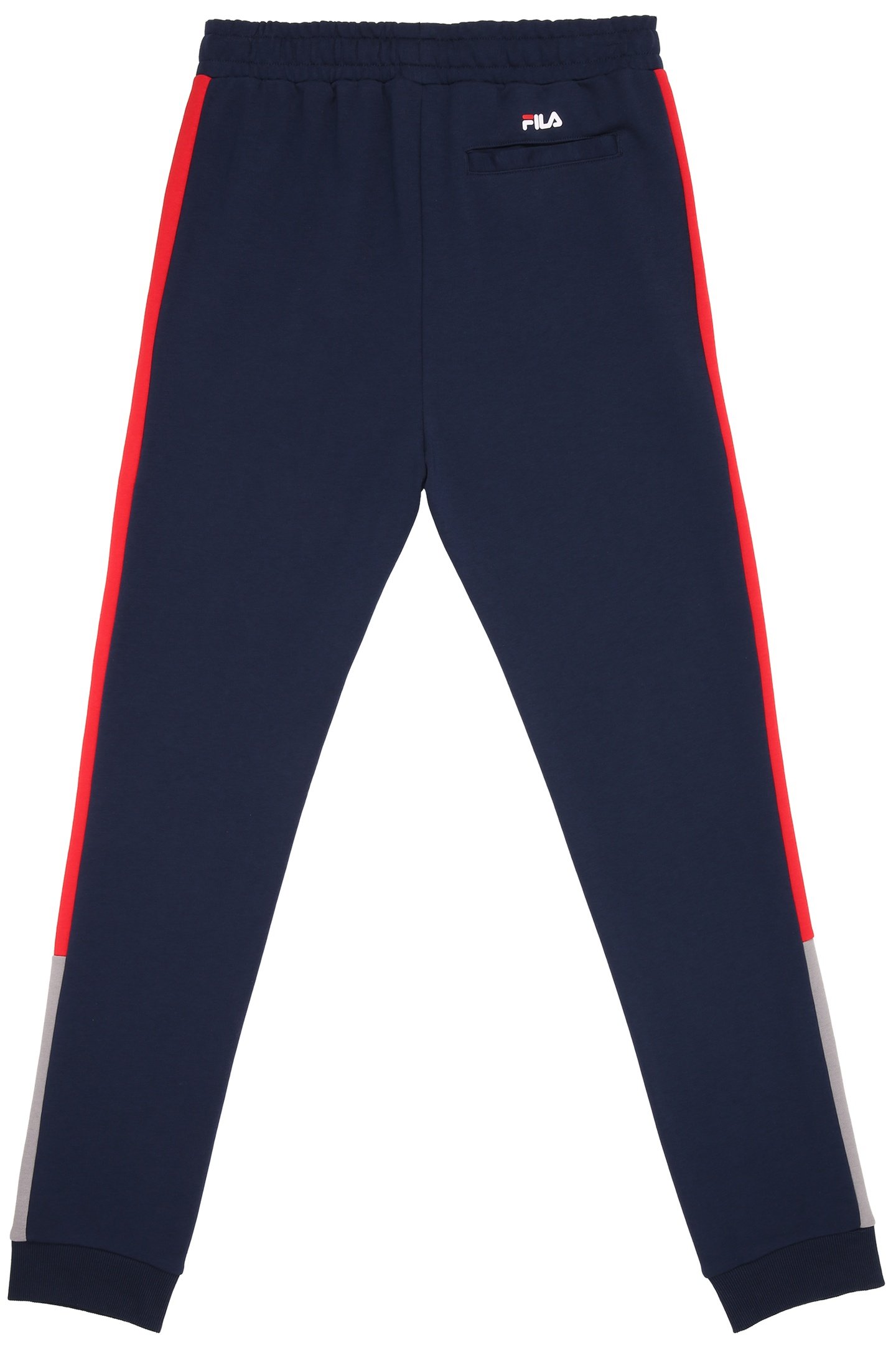 SAUSALITO SWEAT PANTS WITH BLOCK STRIPES BLACK IRIS-TRUE RED 2