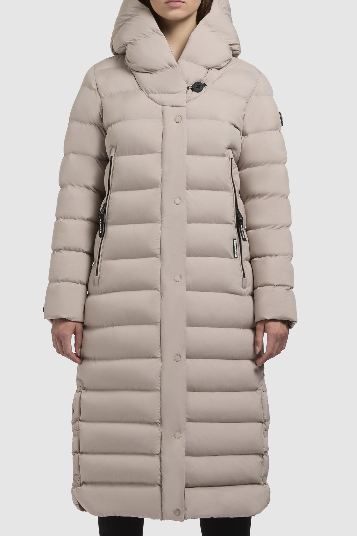 TEIVA2 COAT DUSTY BEIGE 3