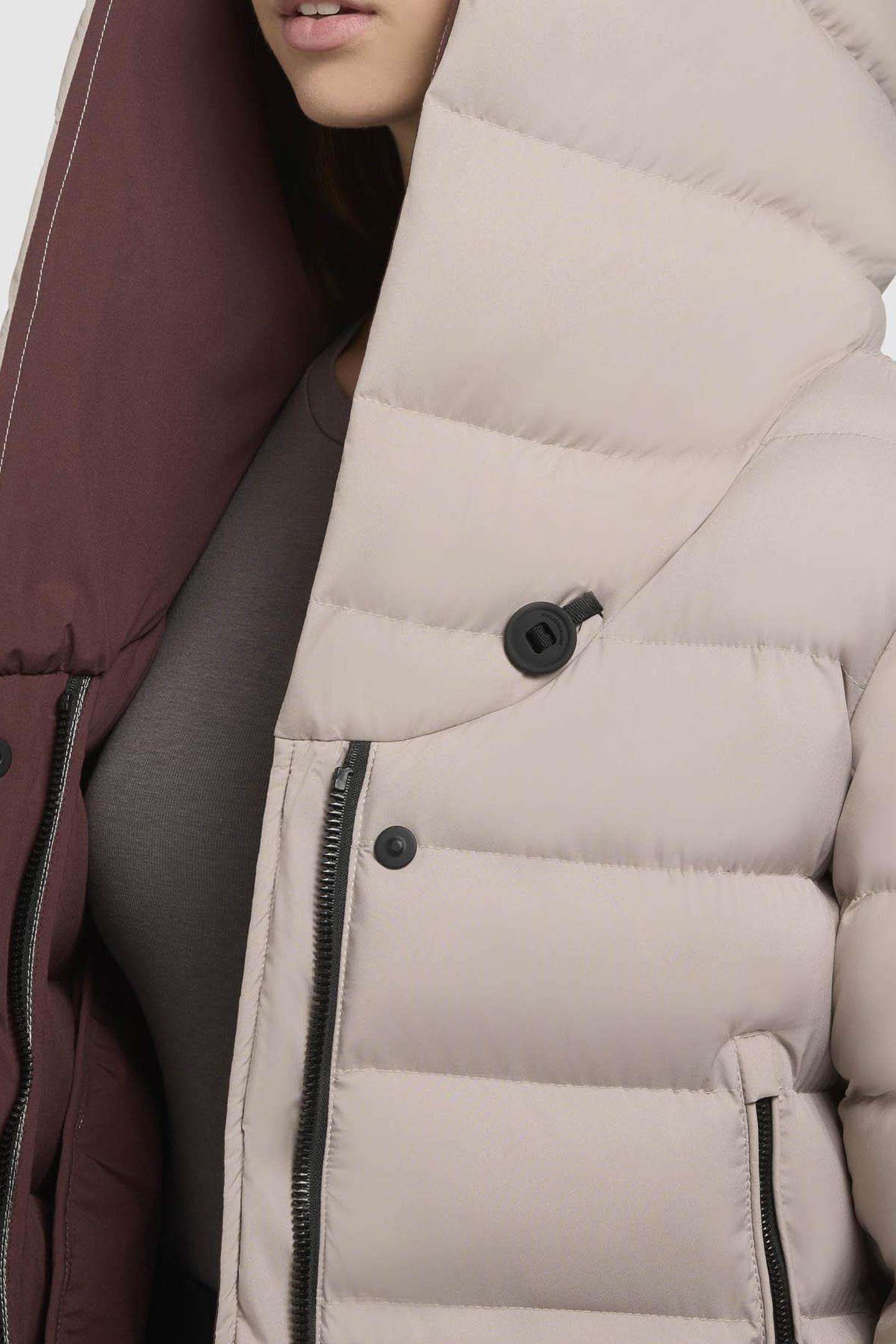 TEIVA2 COAT DUSTY BEIGE 9