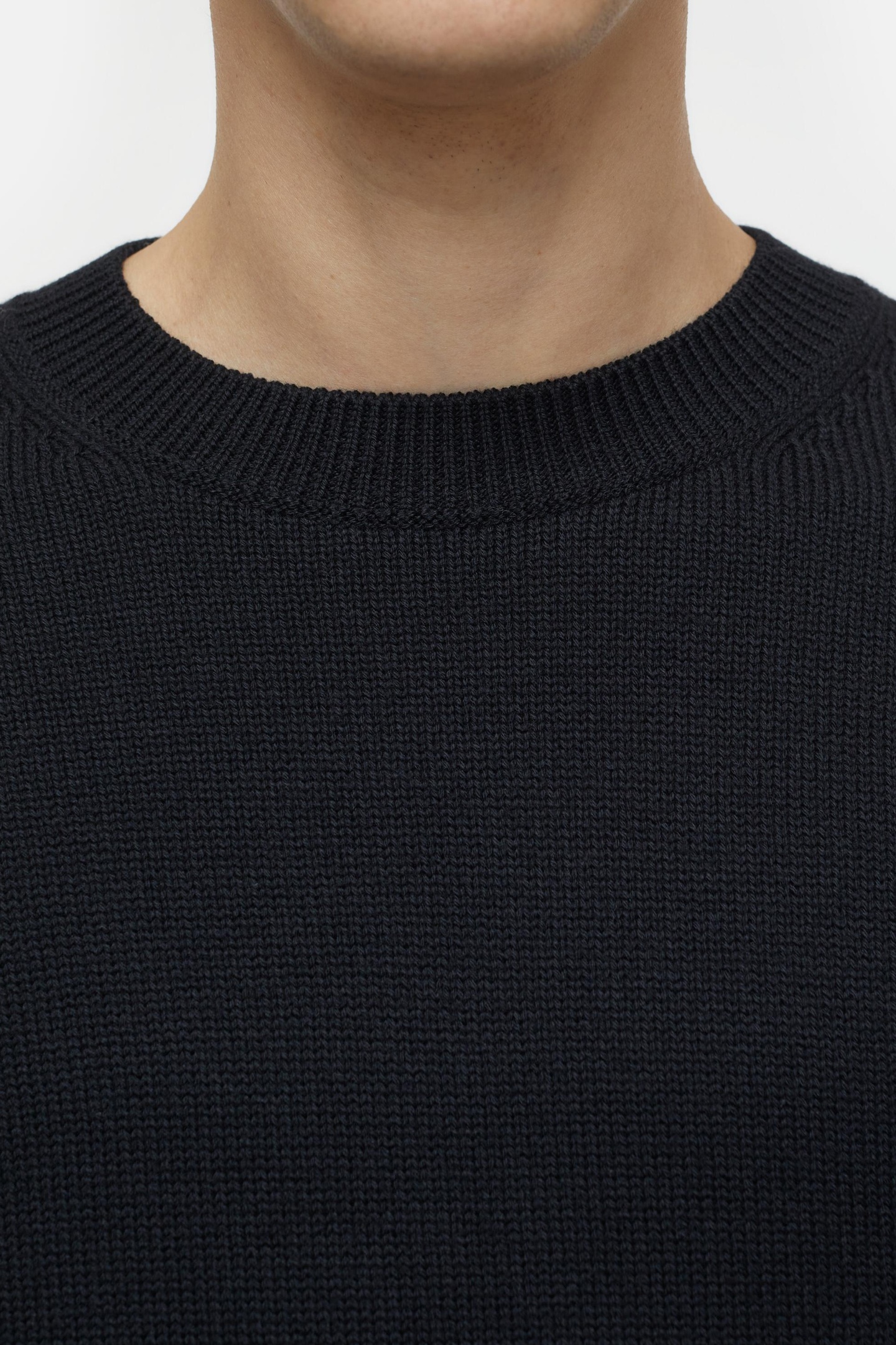 CREWNECK JUMPER KNITS BLACK 6