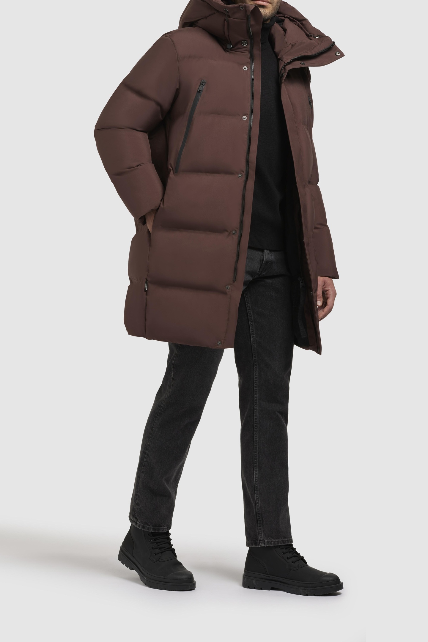 MORSE2 COAT BURGUNDY RED 1